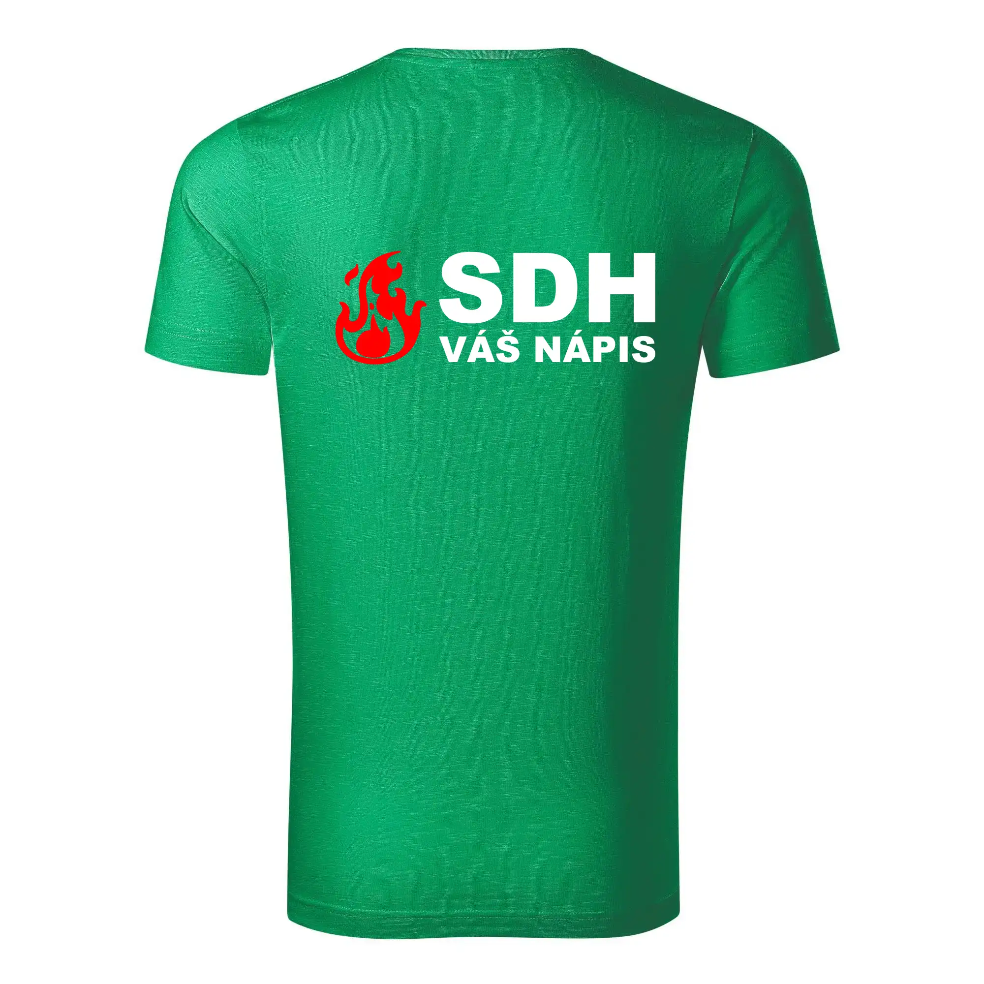 SDH nápis (oheň, název sboru - vlastní nápis)