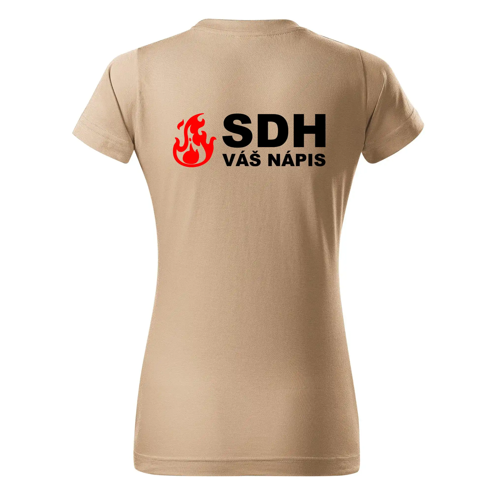 SDH nápis (oheň, název sboru - vlastní nápis)