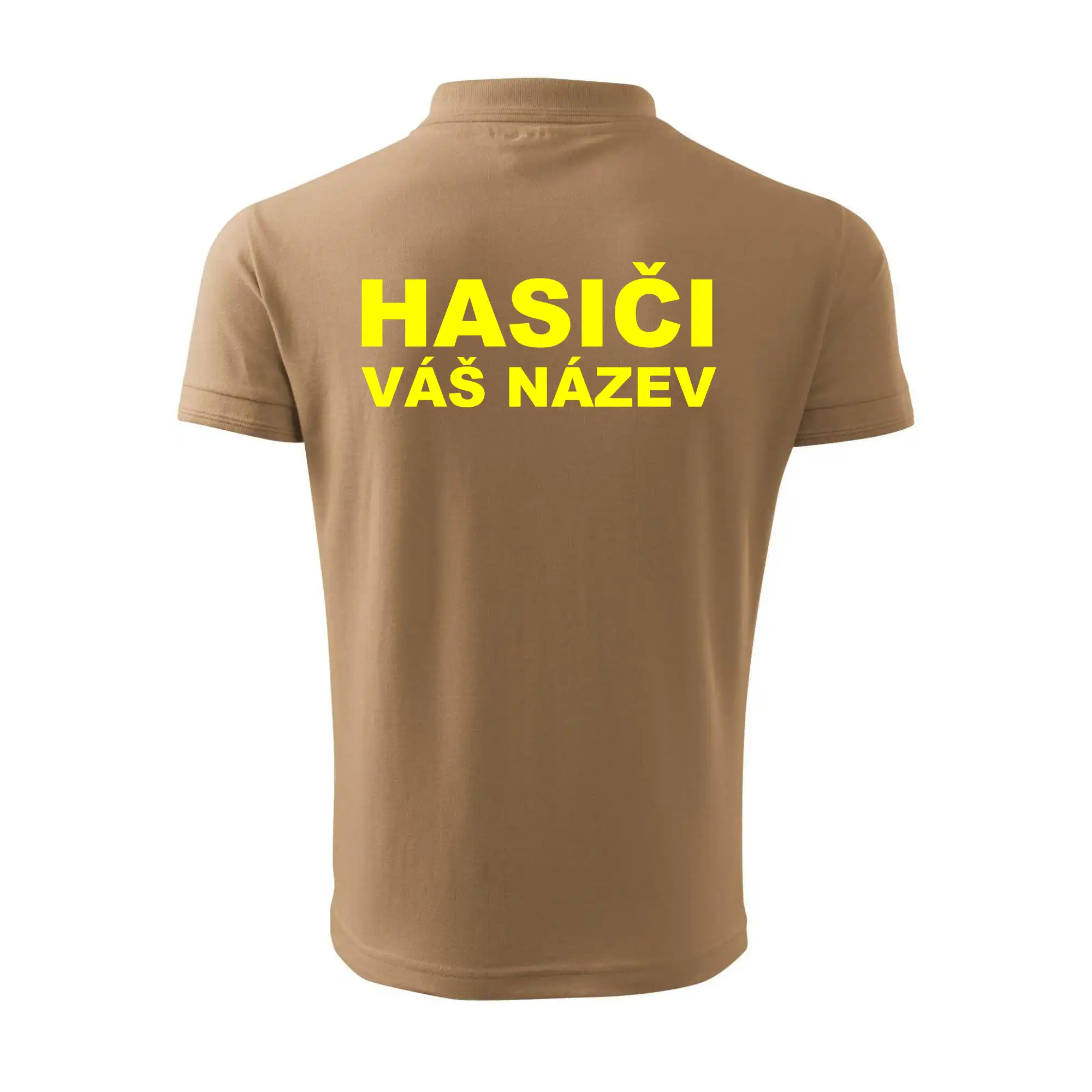 Hasiči - žlutý nápis - váš název sboru