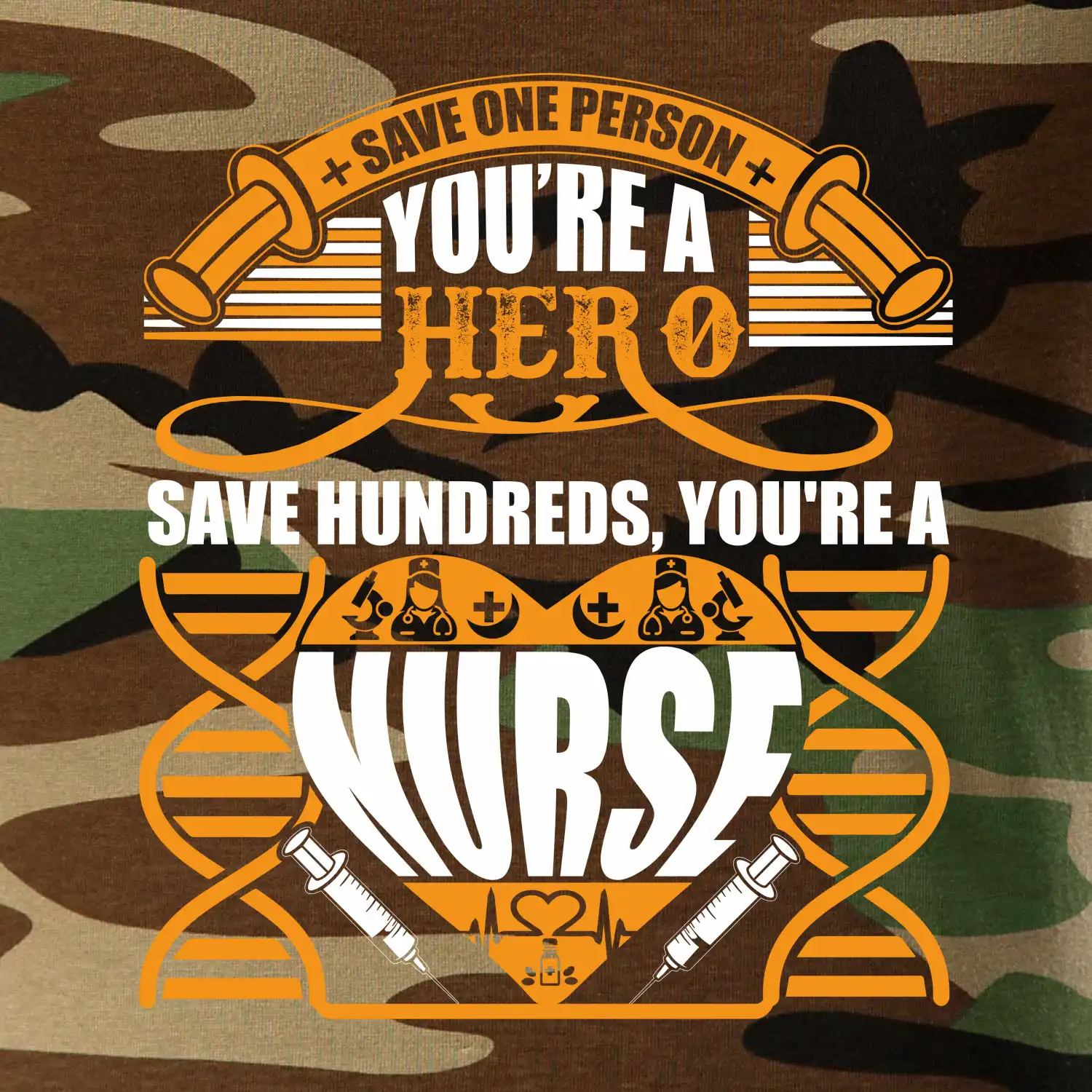 Save one person - hero nurse