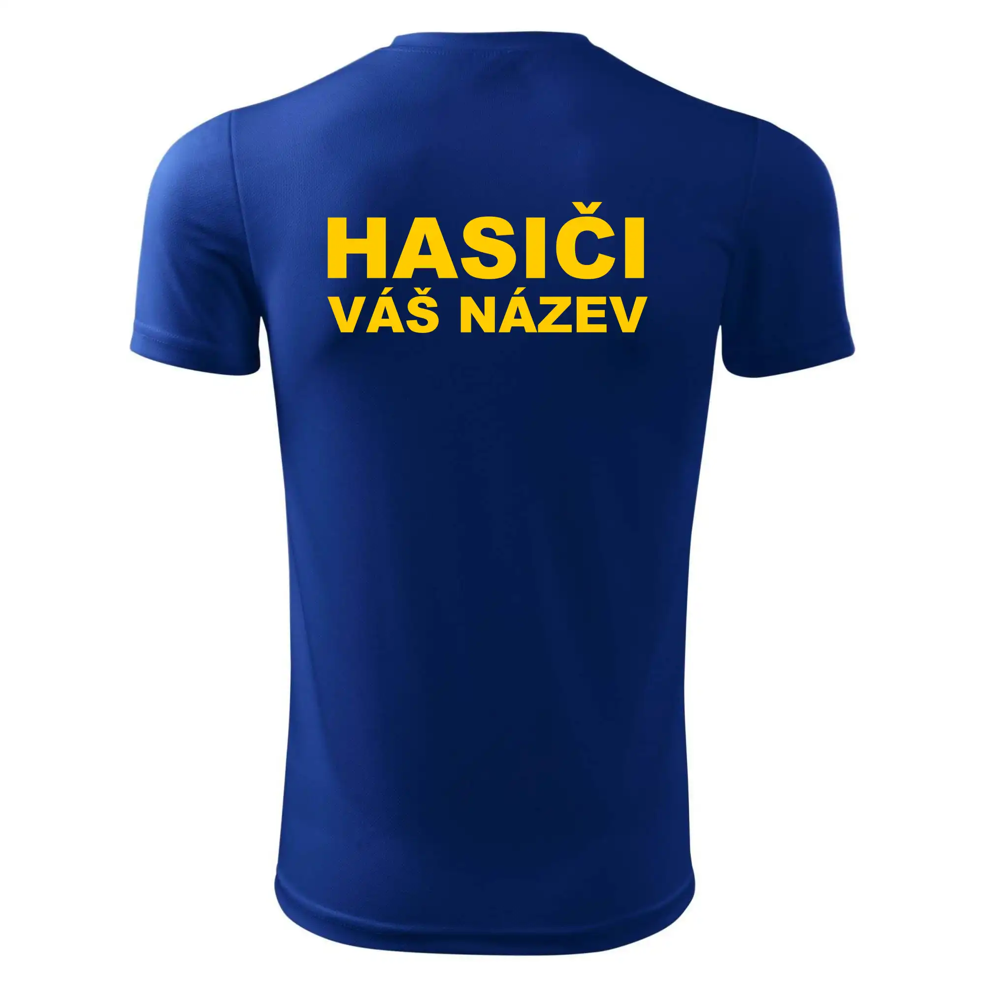 Hasiči - žlutý nápis - váš název sboru