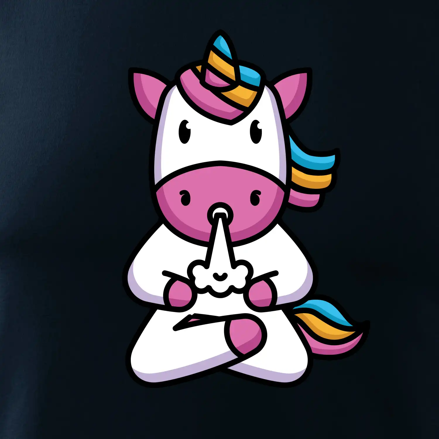 Yoga funící jednorožec