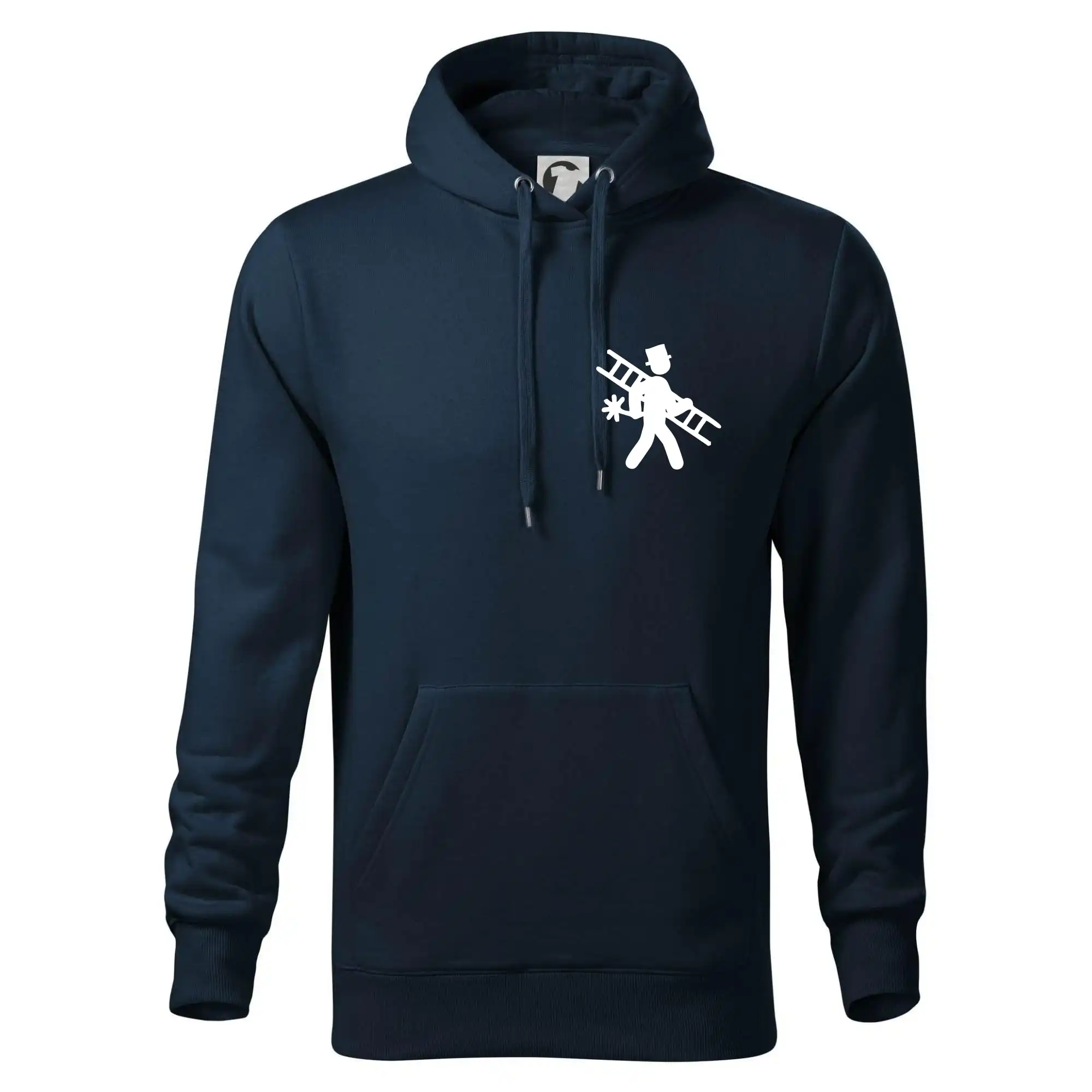 Kominík logo + nápis na zádech