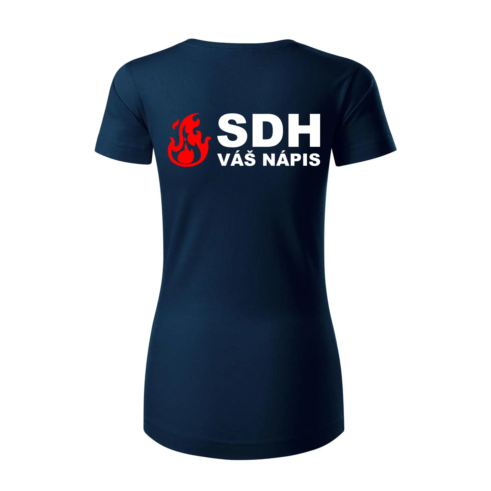 SDH nápis (oheň, název sboru - vlastní nápis)