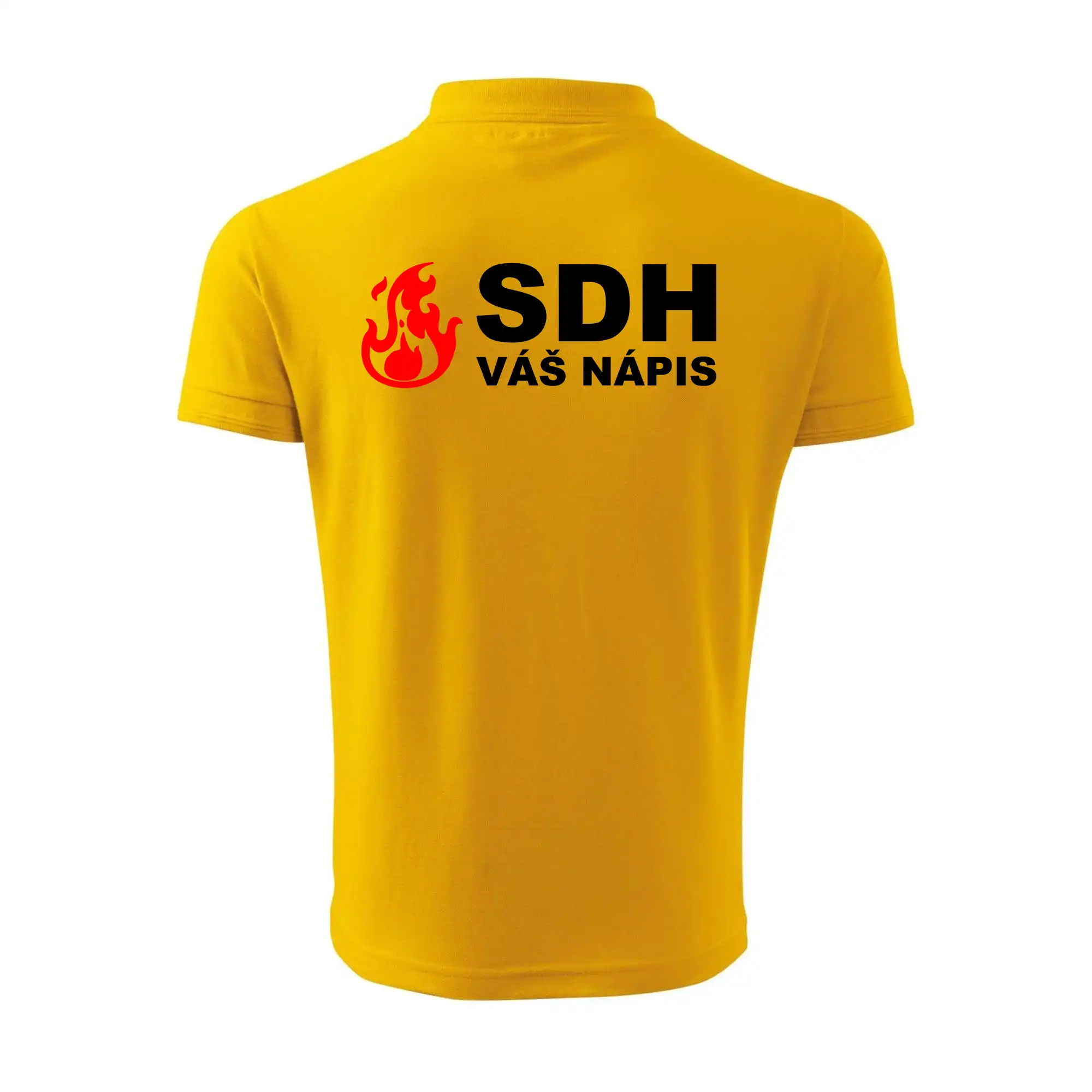 SDH nápis (oheň, firesport, název sboru - vlastní nápis)