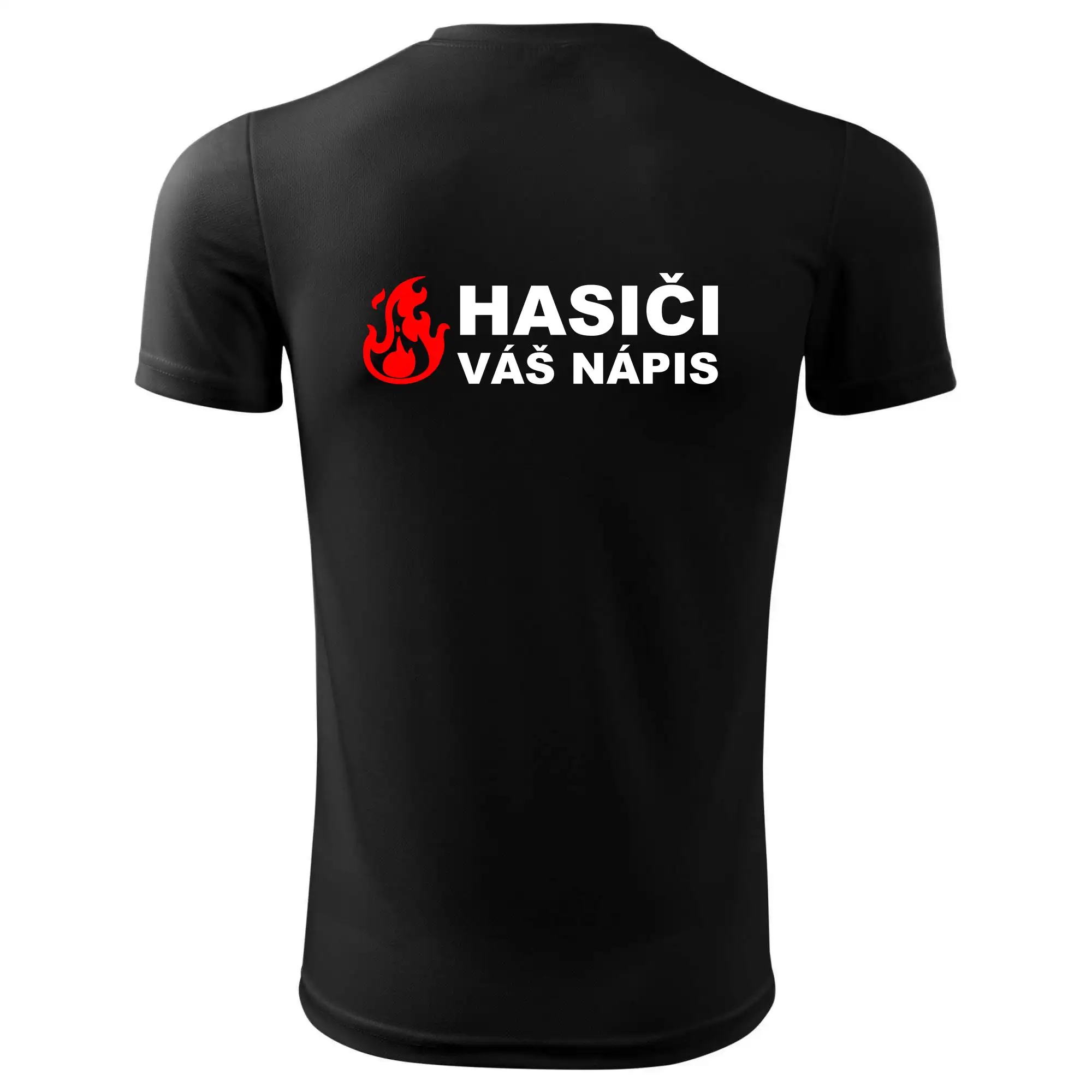 Hasiči (oheň,  Firesport, název sboru - vlastní nápis)