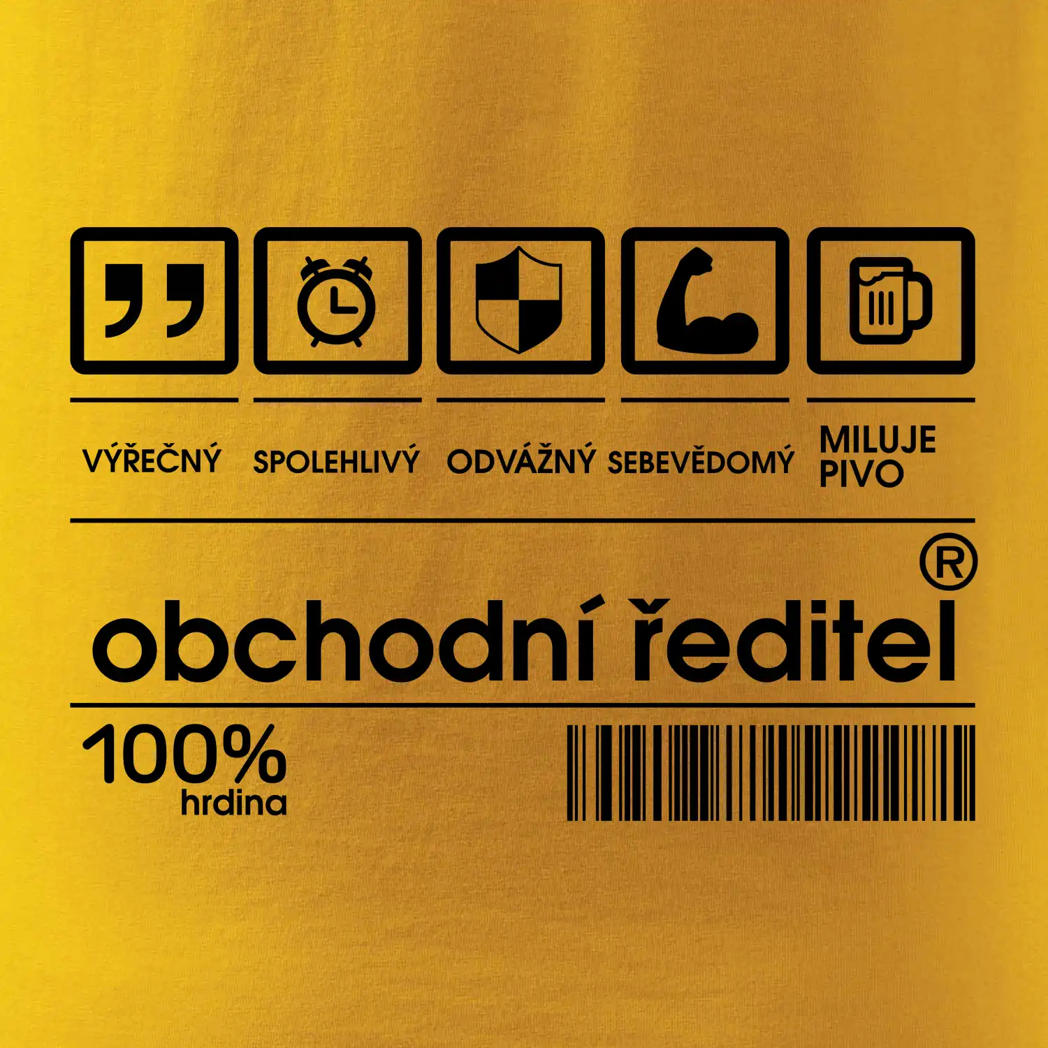 Čárový kód - Obchodní ředitel