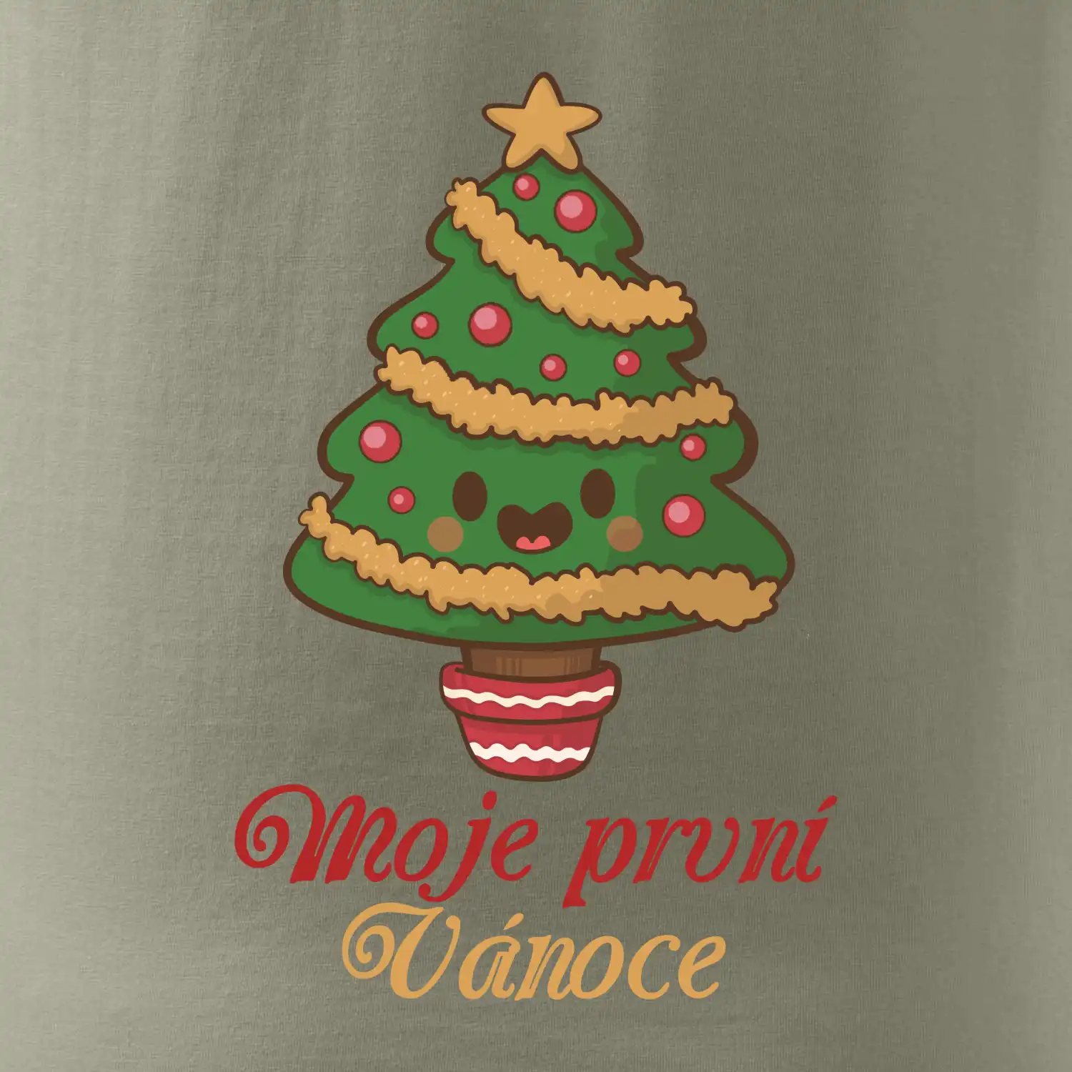Moje první Vánoce stromek