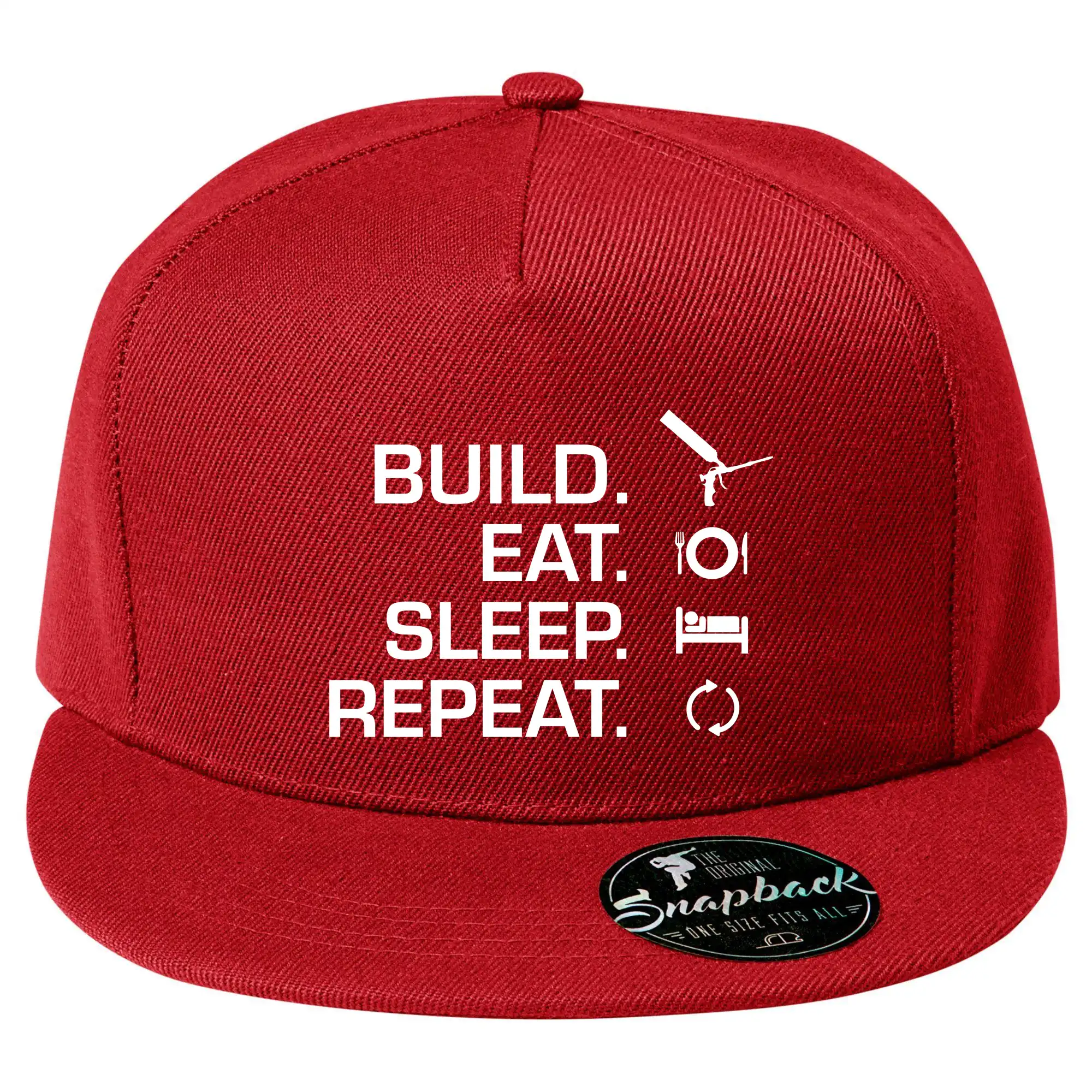 Build eat sleep repeat - montážní pěna