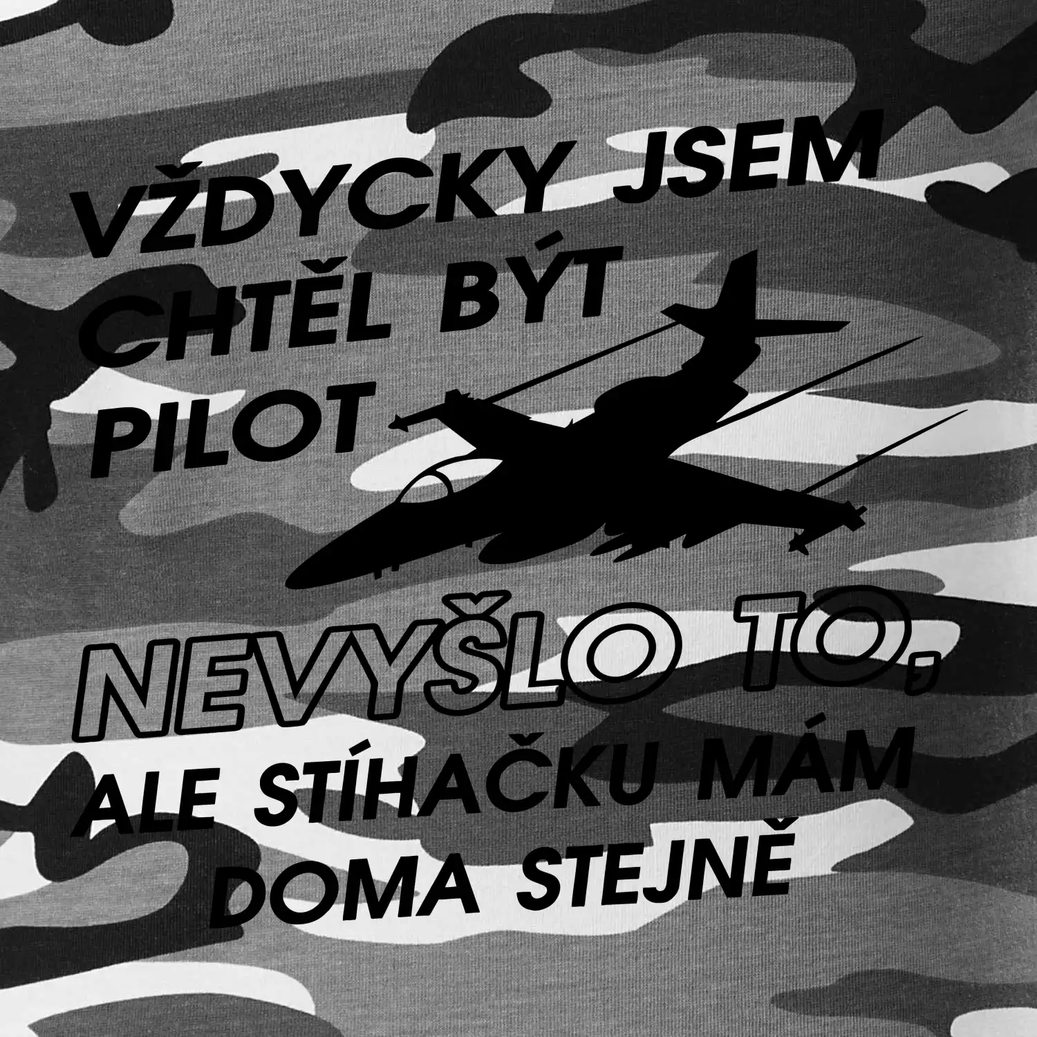 Chtěl jsem být pilot stíhačku mám doma