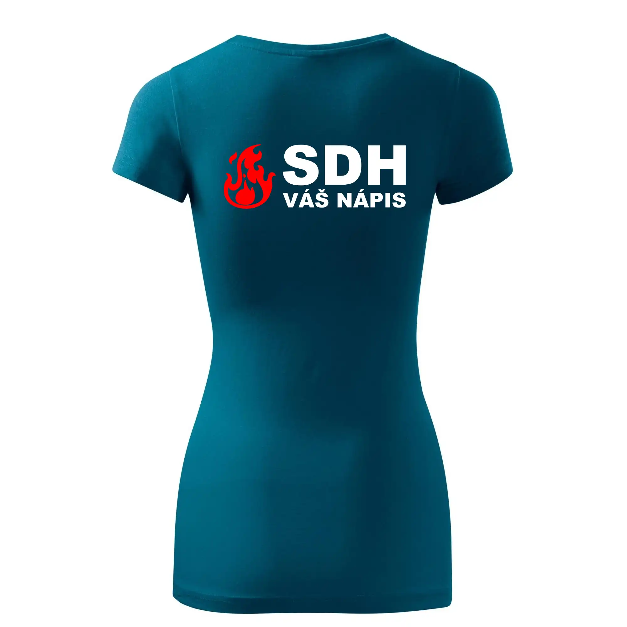 SDH nápis (oheň, název sboru - vlastní nápis)