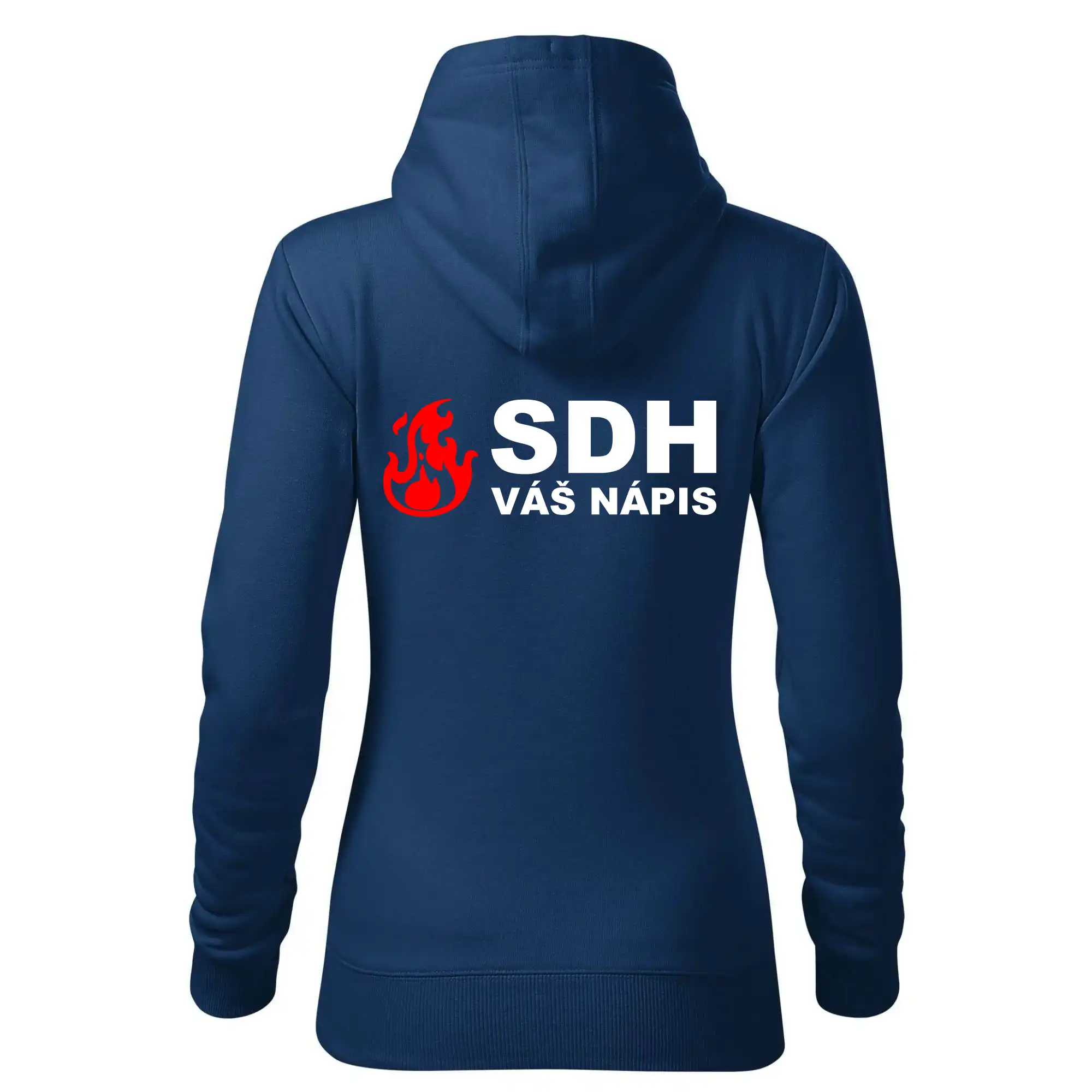 SDH nápis (oheň, název sboru - vlastní nápis)