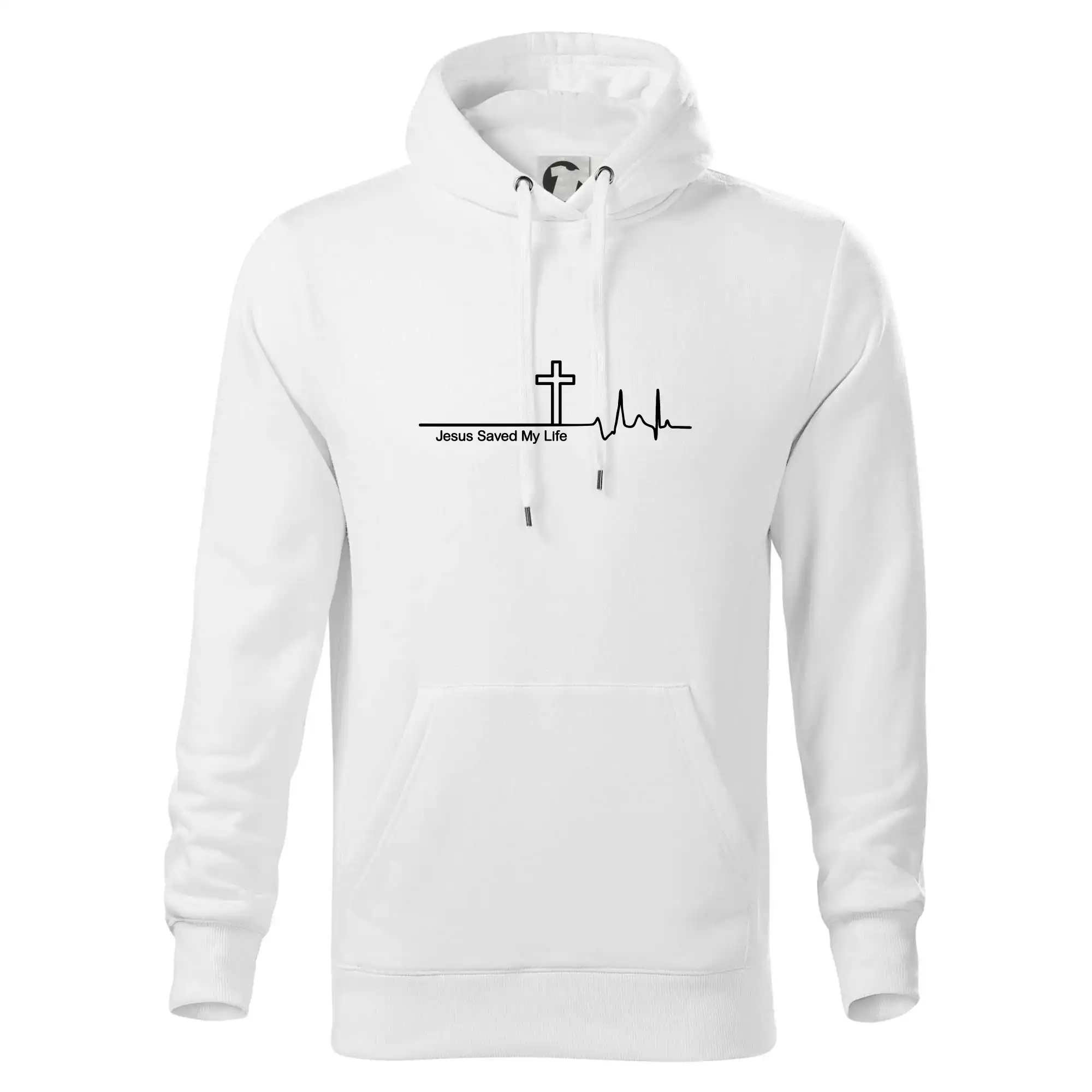 Jesus Saved My Life kříž ekg