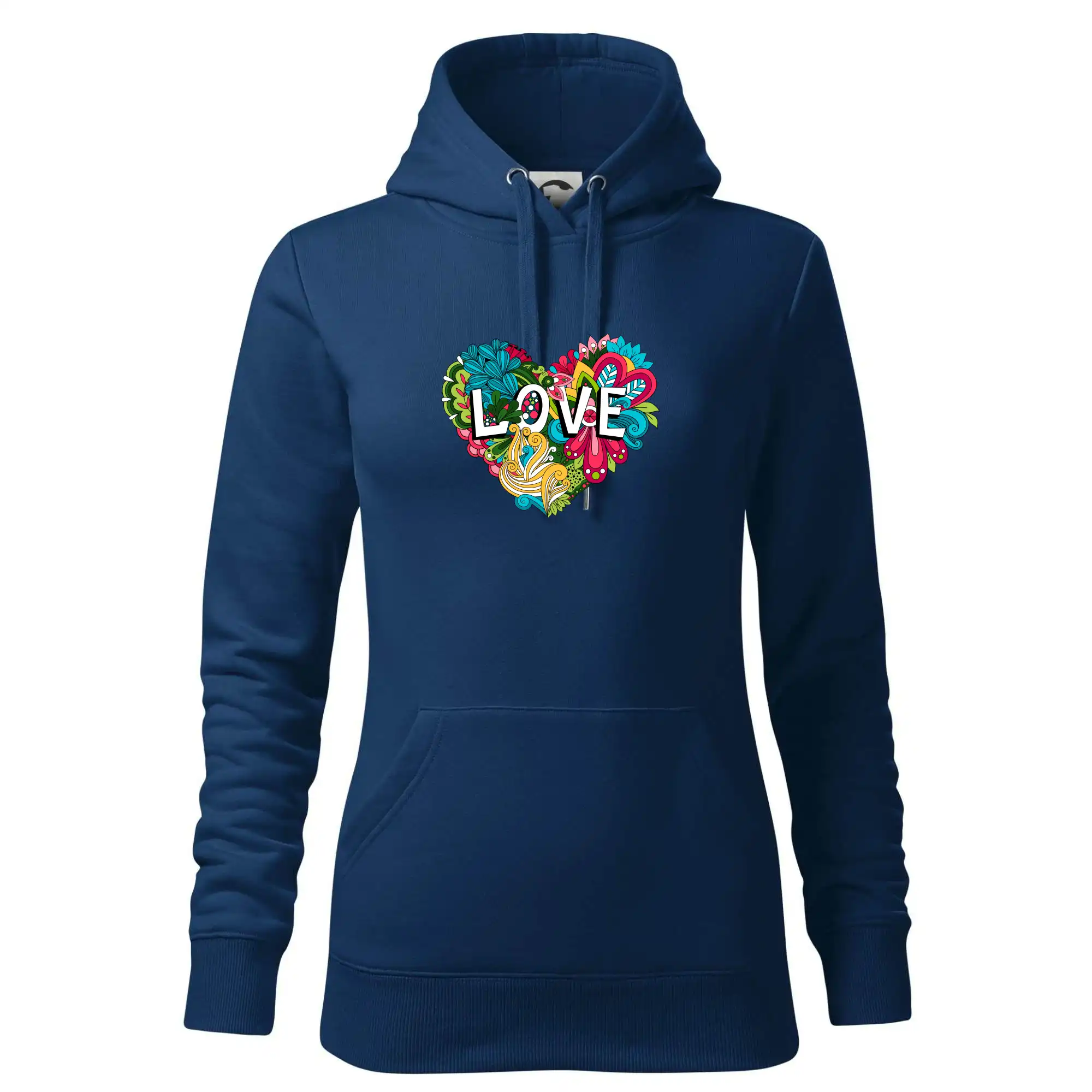 Love nápis květovaný