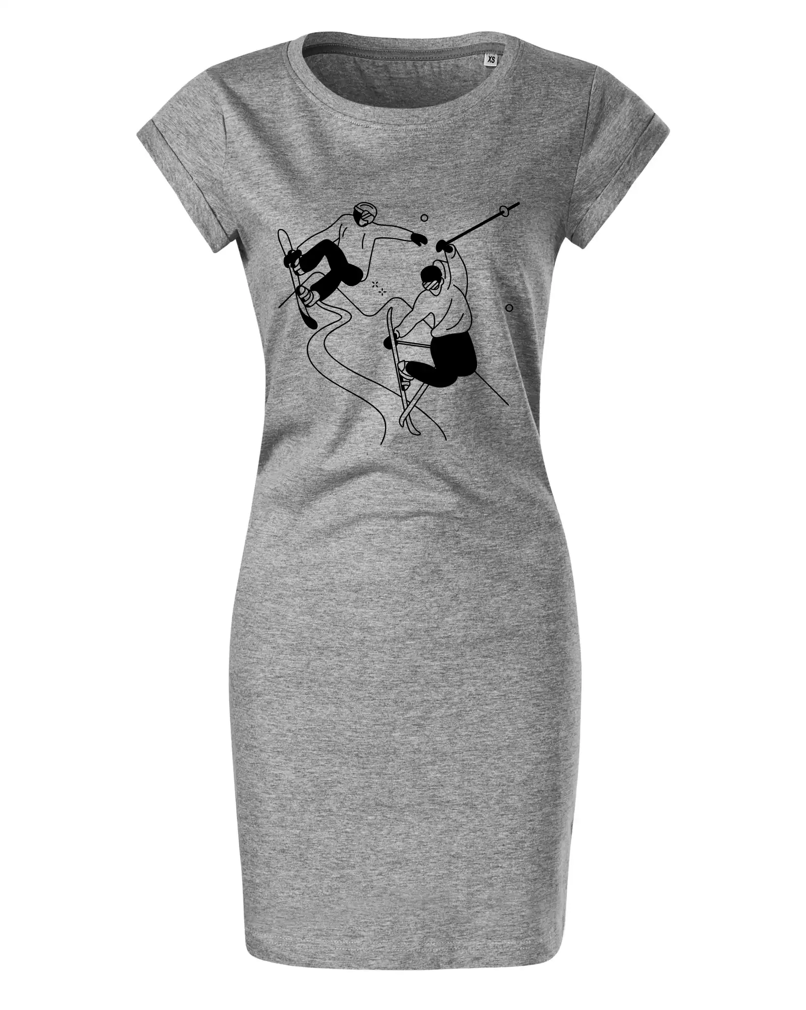 Lyžovaní - kresleny obrázek