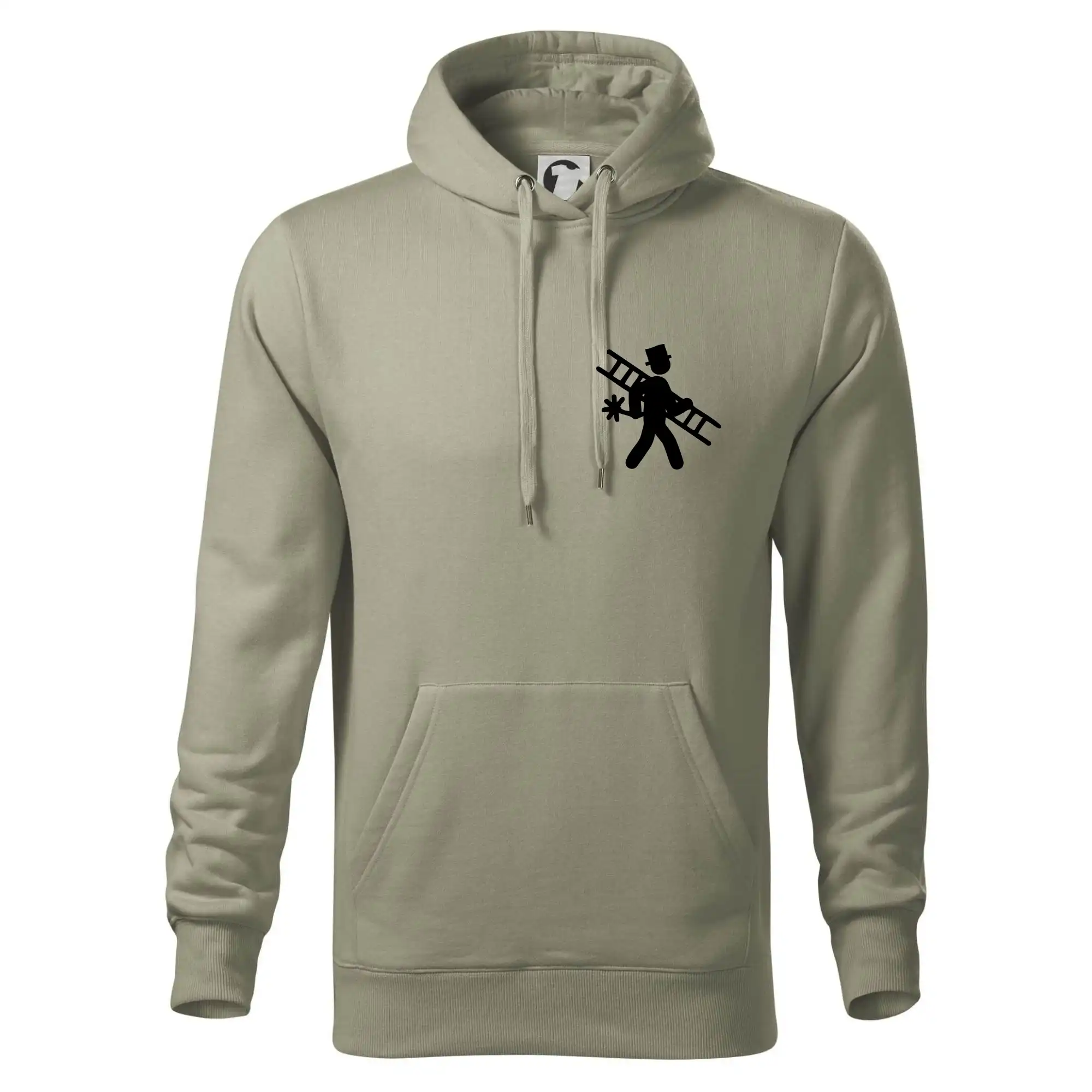 Kominík logo + nápis na zádech