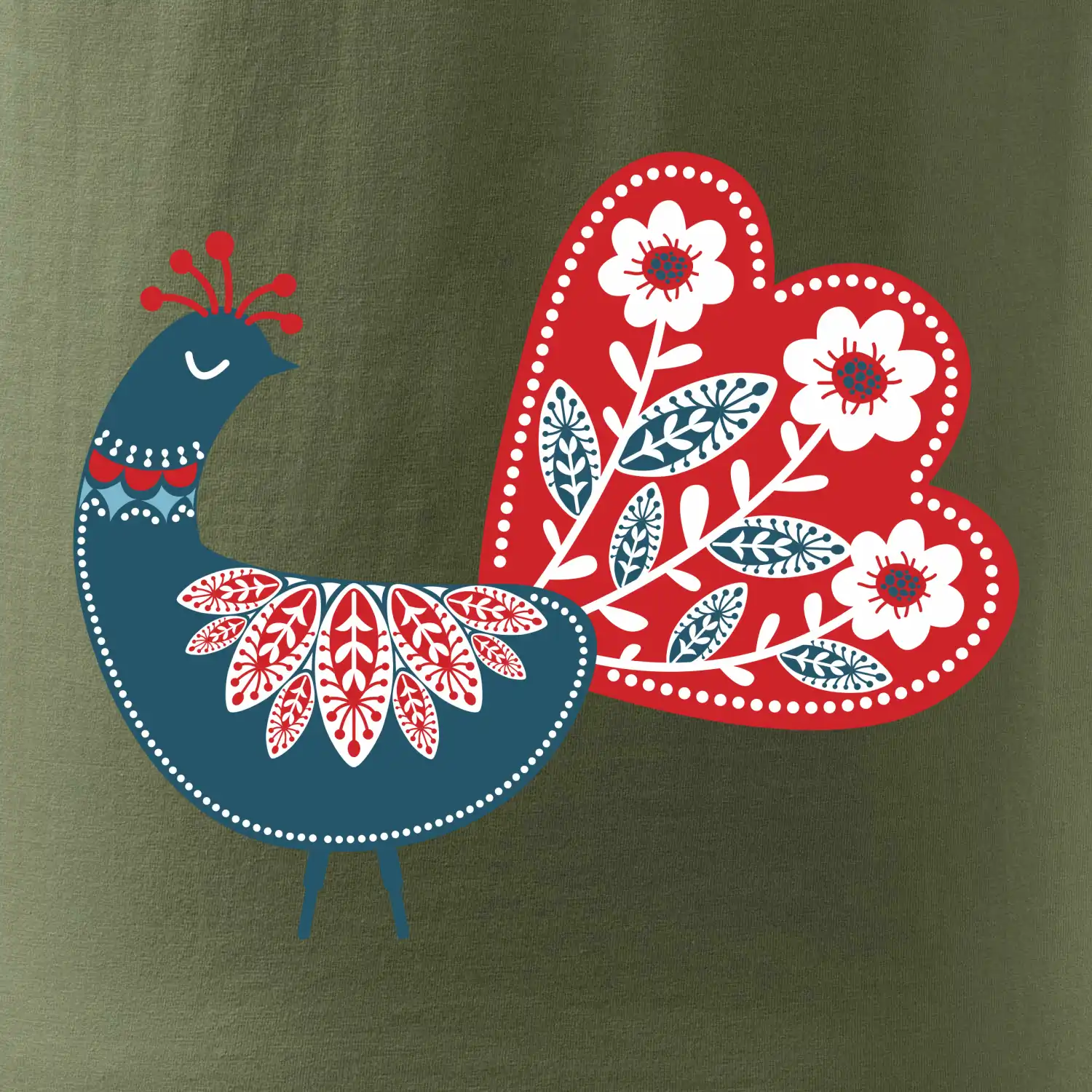 Folklor - páv modrý