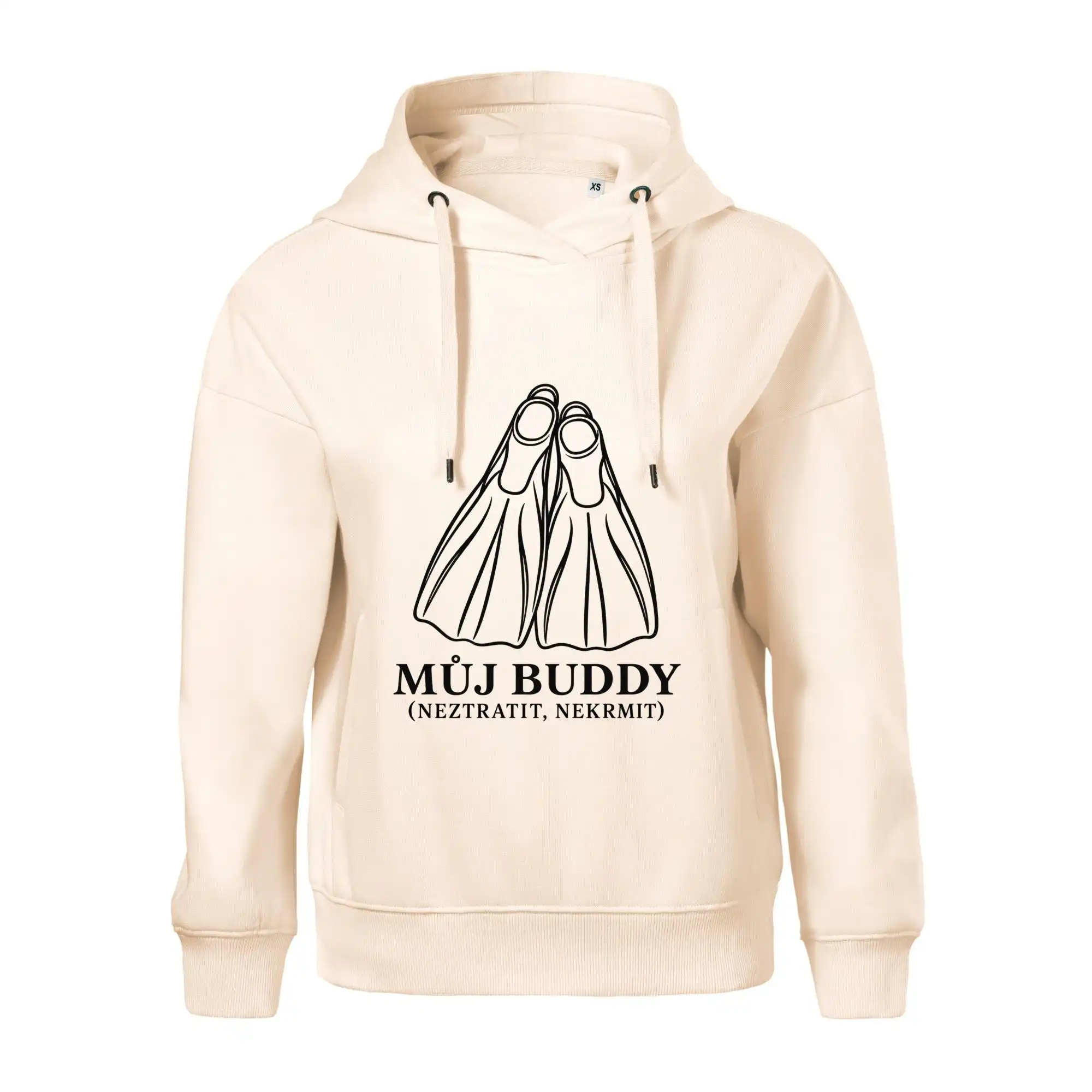 Můj buddy dvě překřížené potápěčské ploutve
