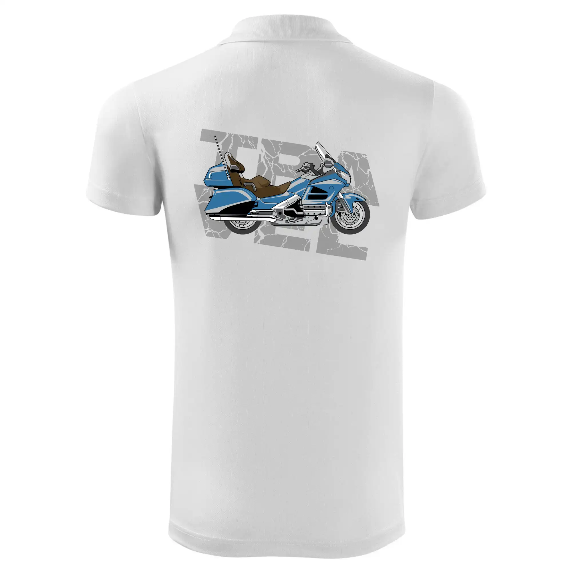 Cestovní motorka Amerika modrá