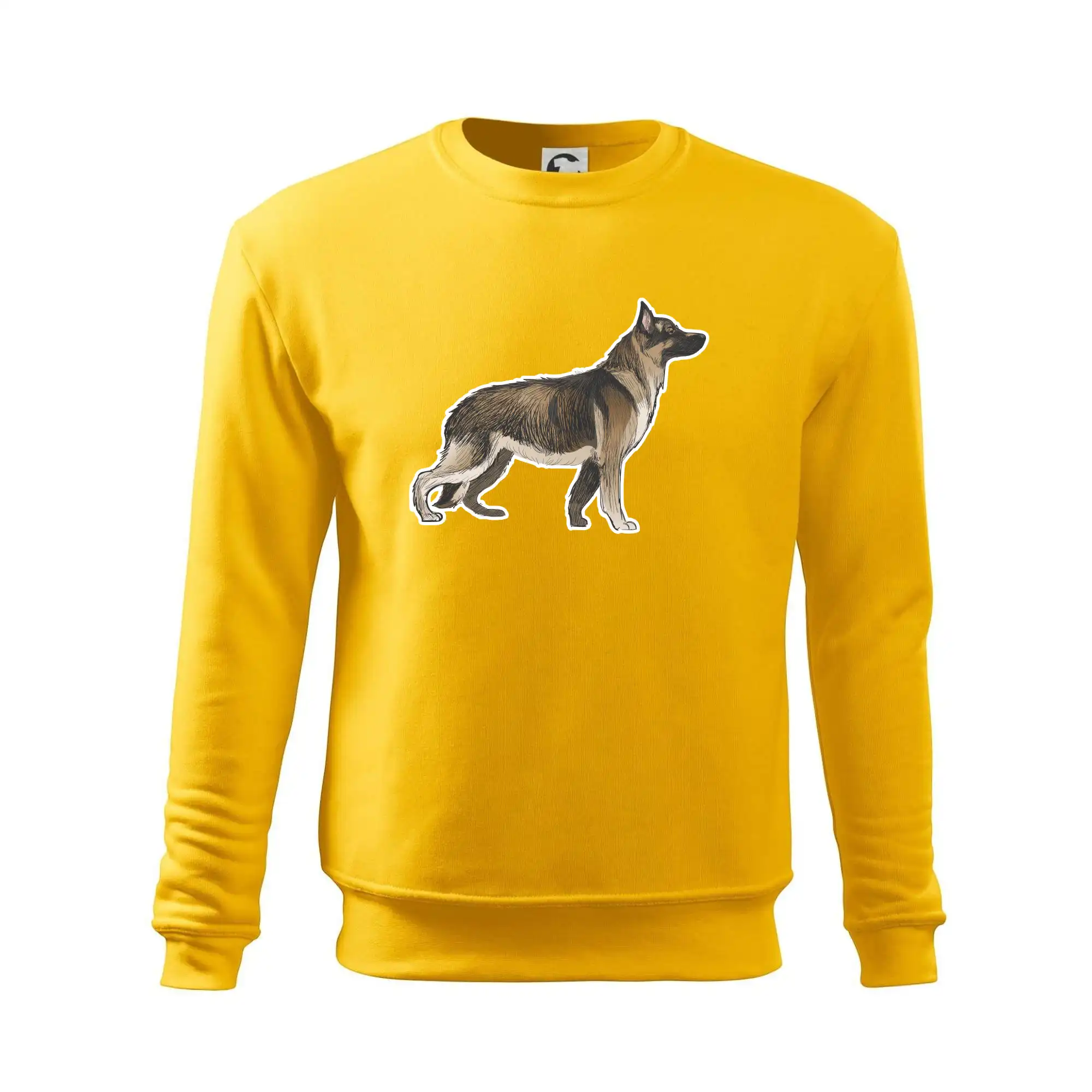 Německý ovčák - hnědý kreslený