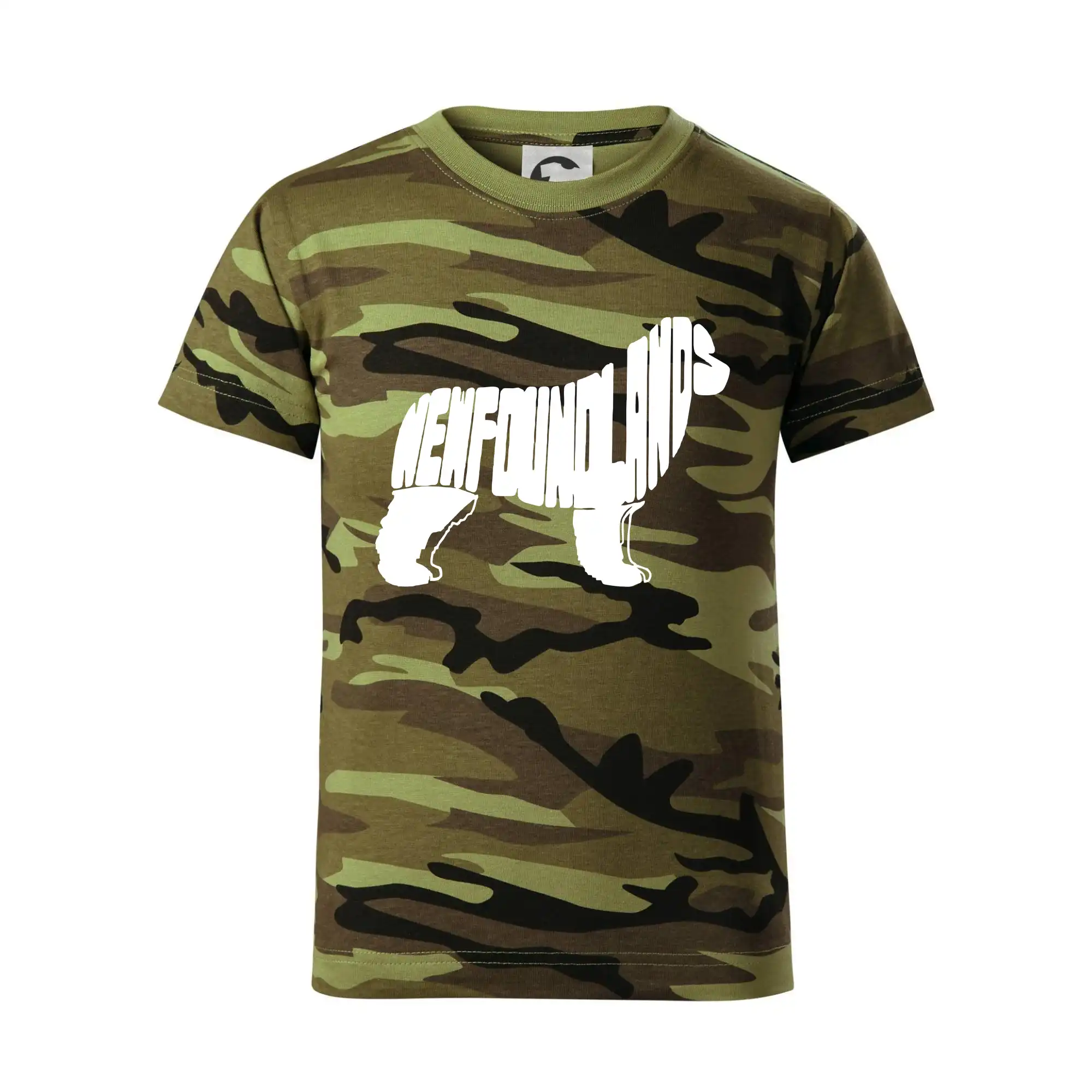 Novofundlandský pes - nápis v tělě