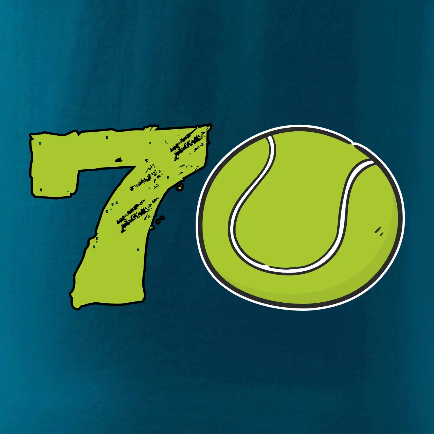 Tenis kulaté narozeniny 70