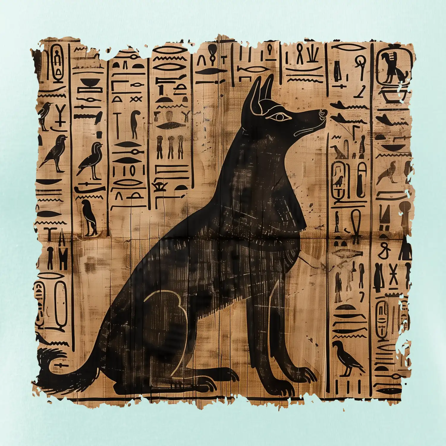 Egyptské hieroglyfy pes