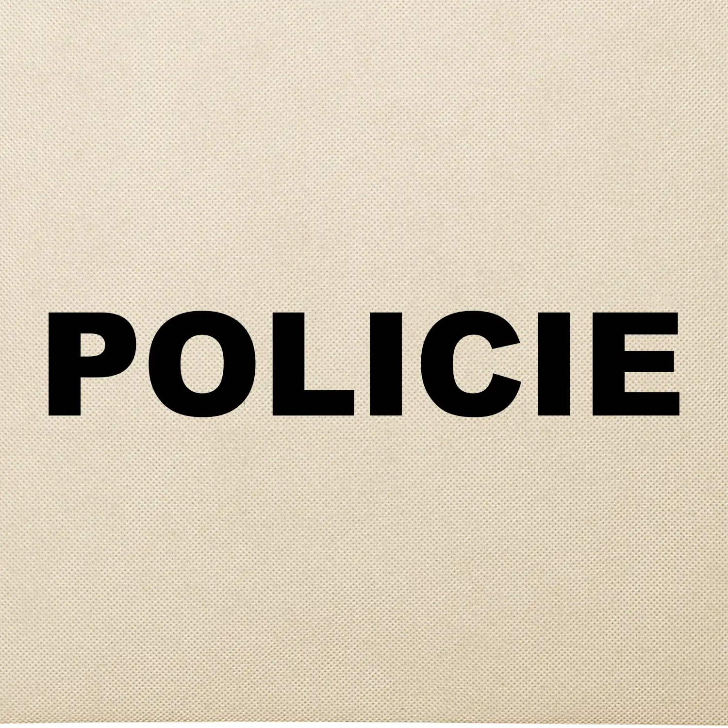 Policie Nápis