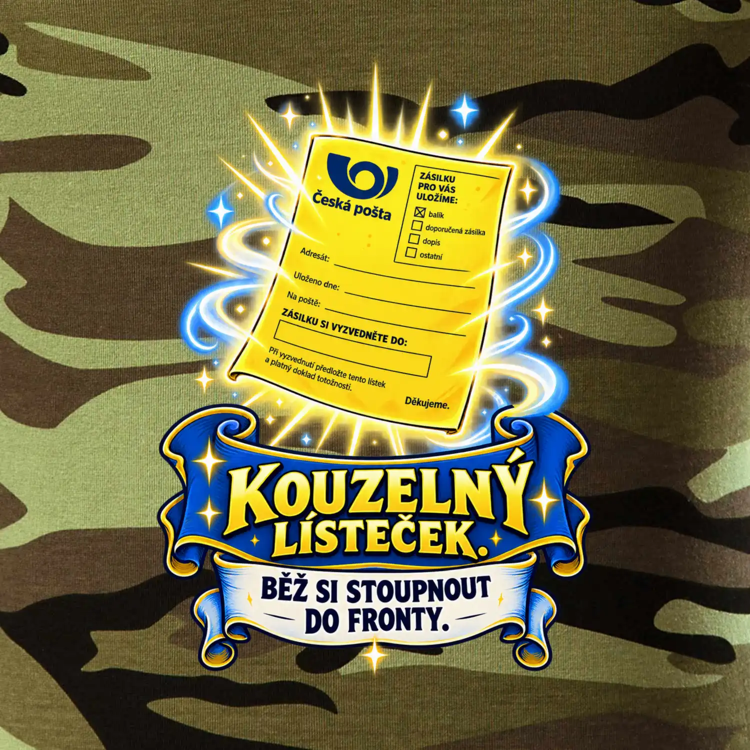 Kouzelný lísteček z pošty
