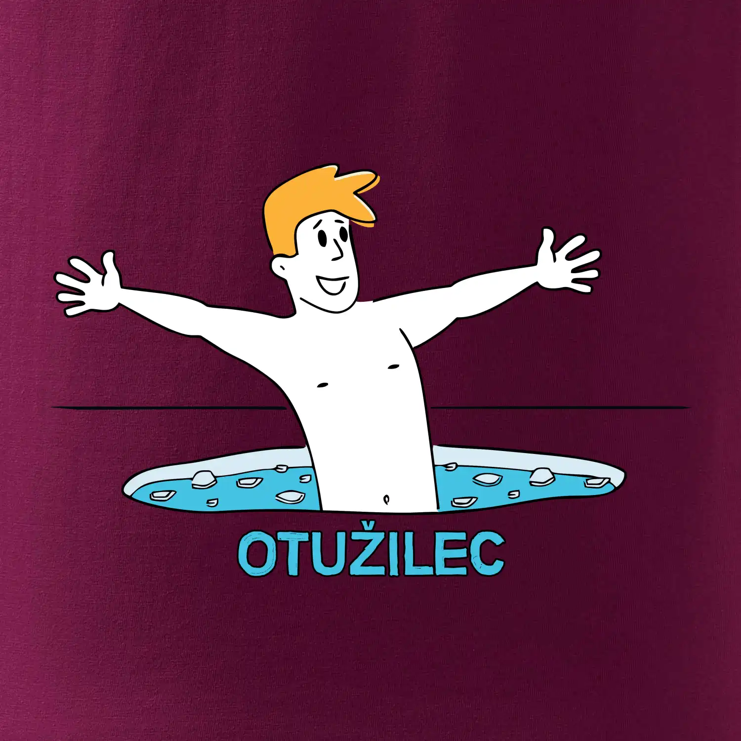 Otužilec - kreslený