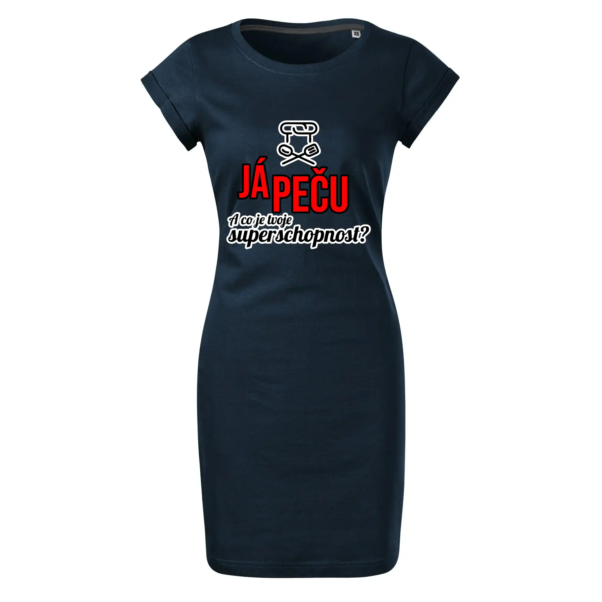 Já peču - tvoje superschopnost? rovný nápis