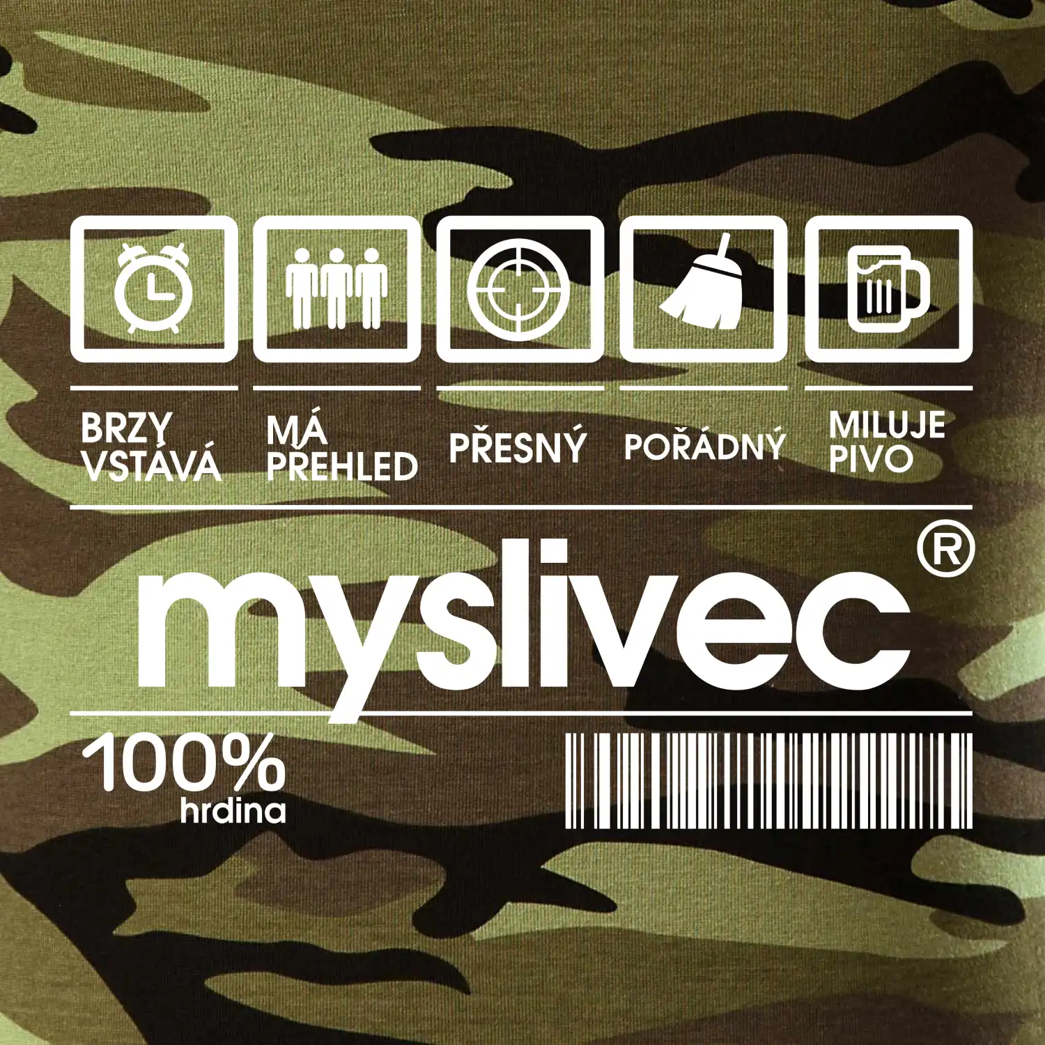 Čárový kód myslivec