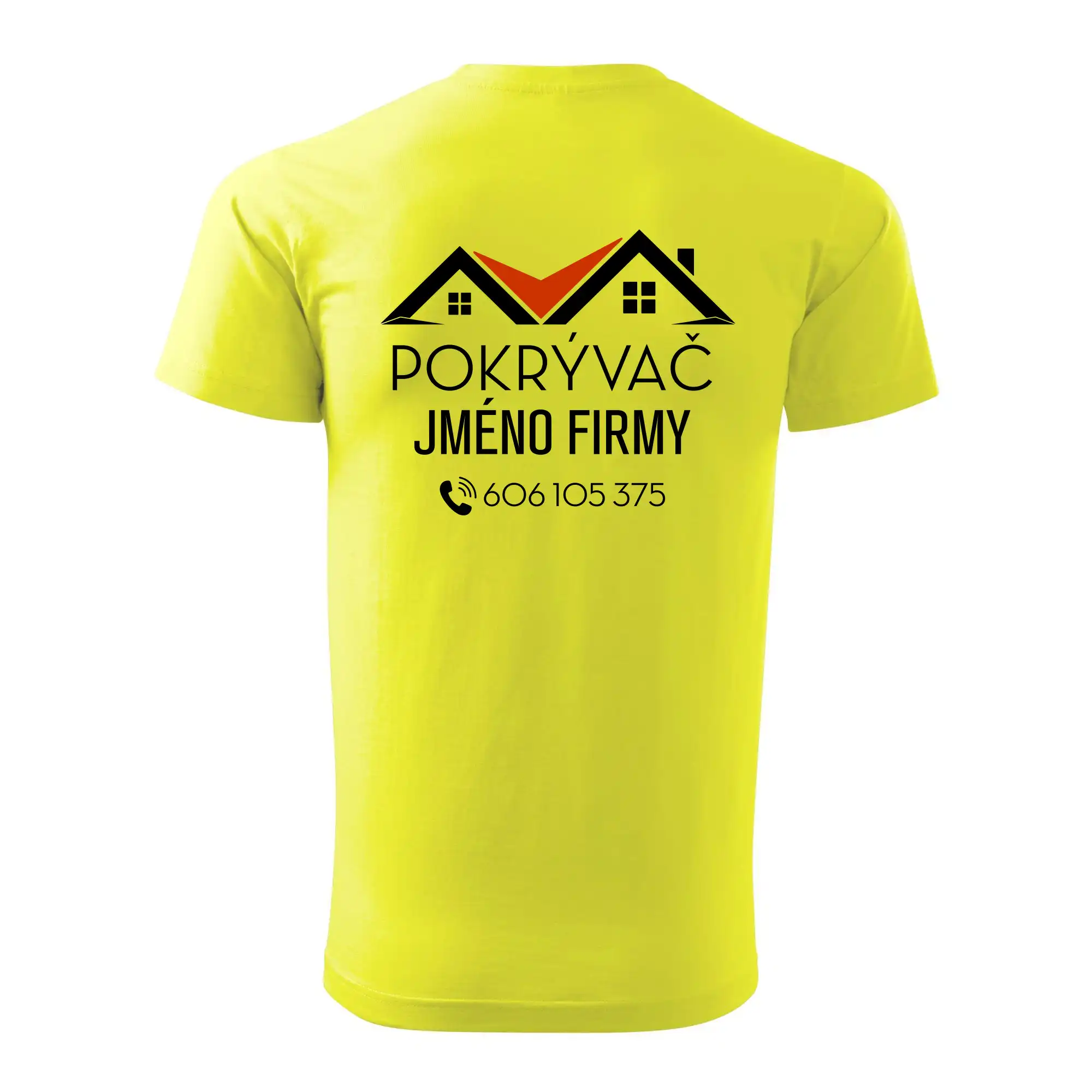 Tričko pro pokrývače - Dvě střechy