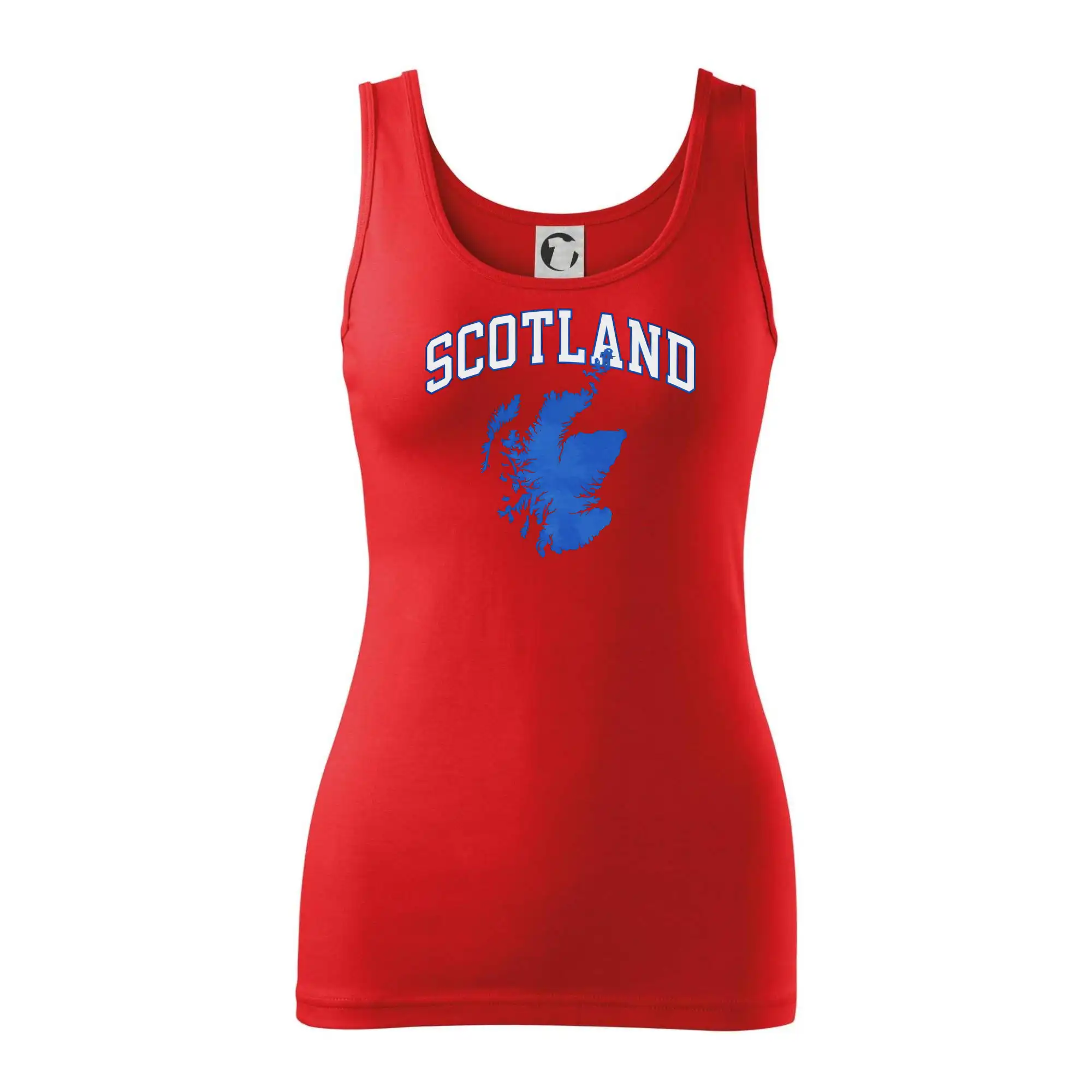 Scotland nápis s mapou