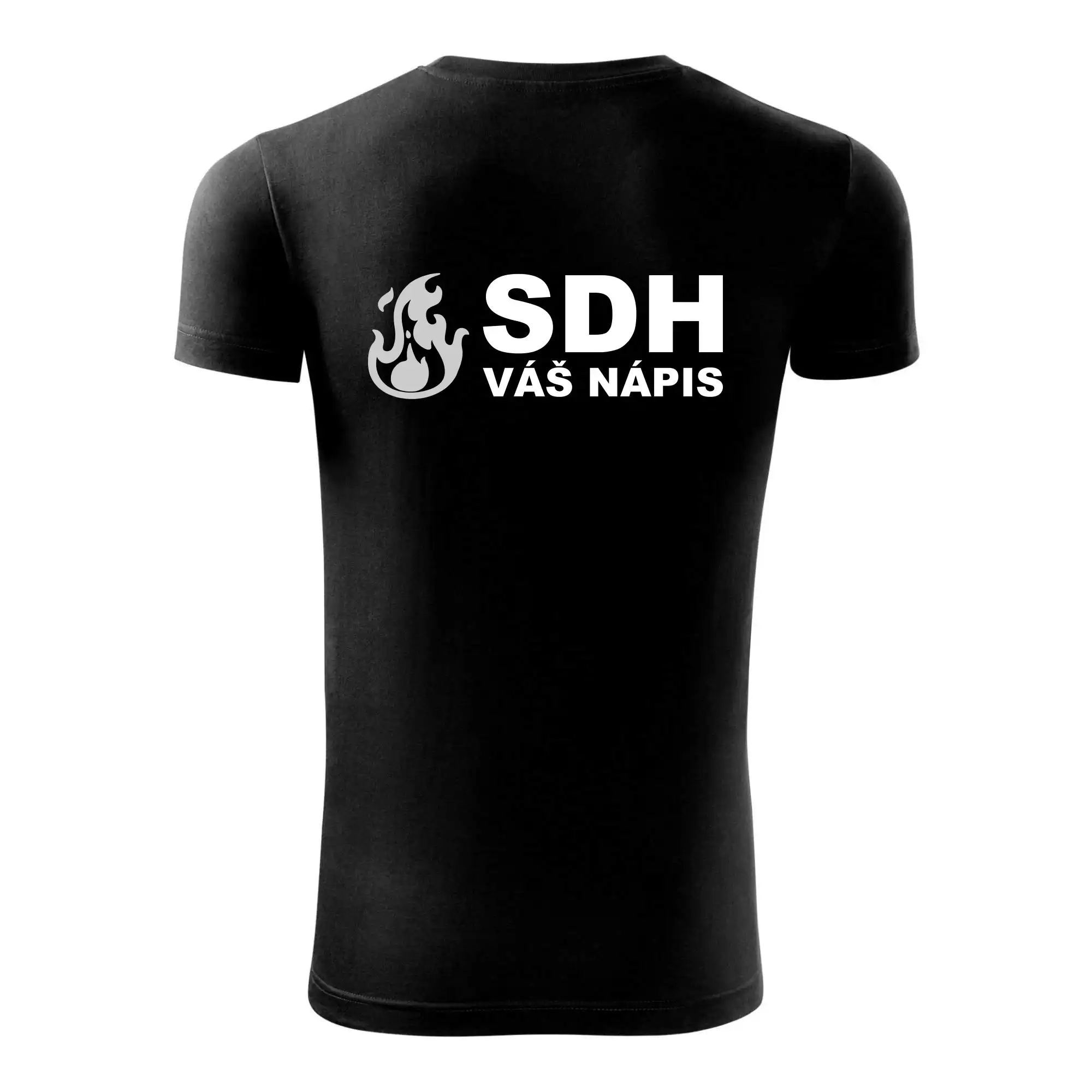 SDH REFLEXNÍ nápis (oheň, firesport, název sboru - vlastní nápis)