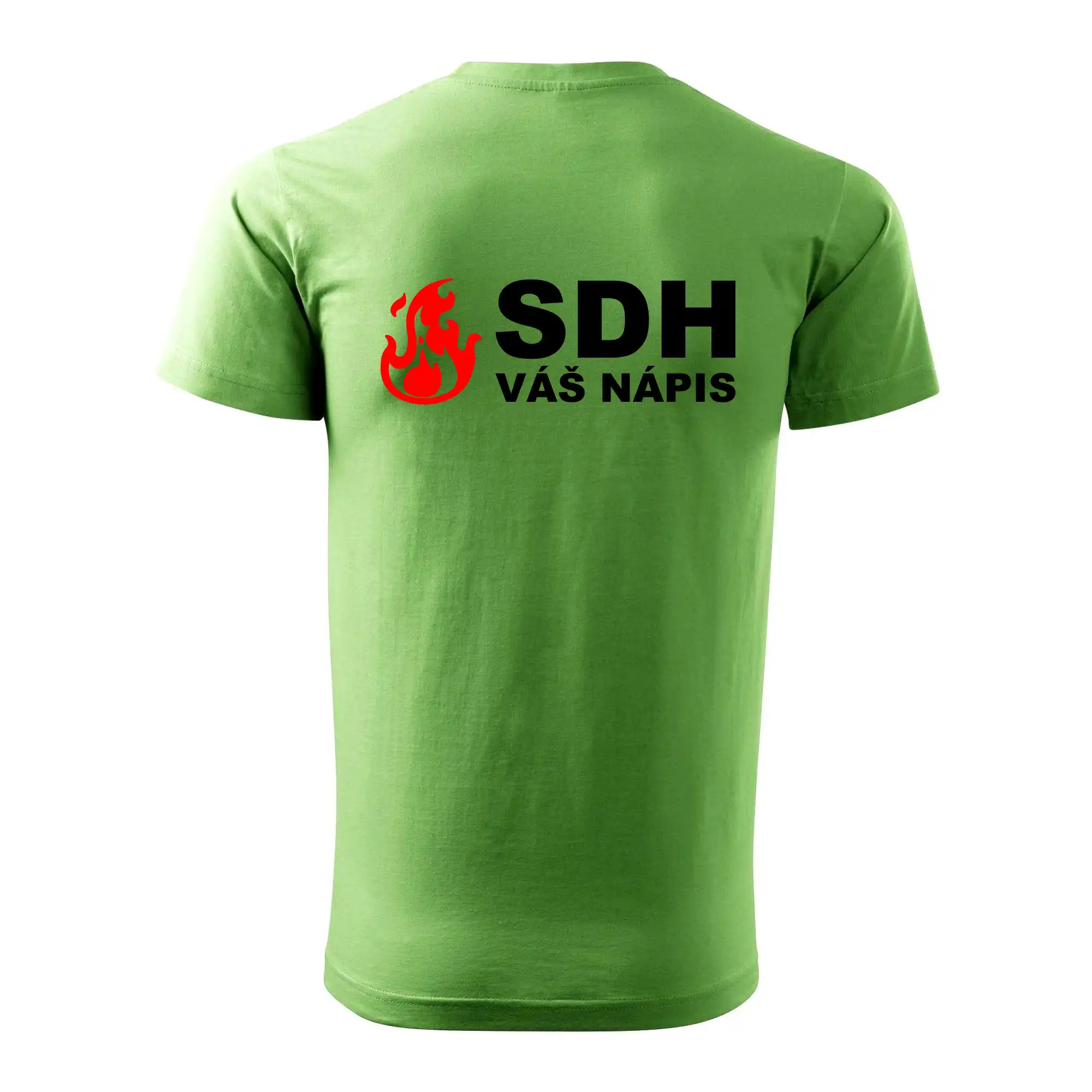 SDH nápis (oheň, název sboru - vlastní nápis)