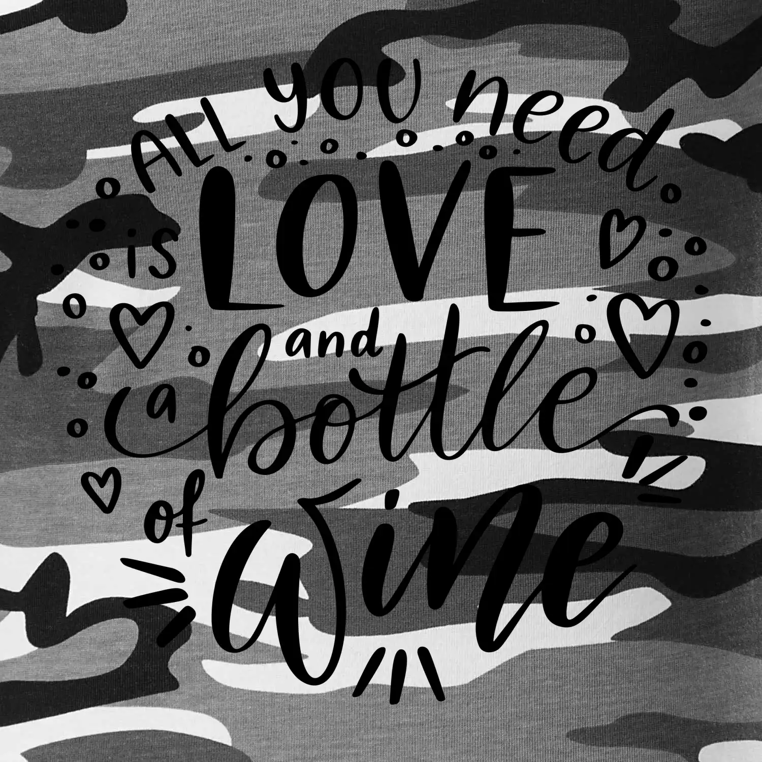 All you need is love and bottle of wine