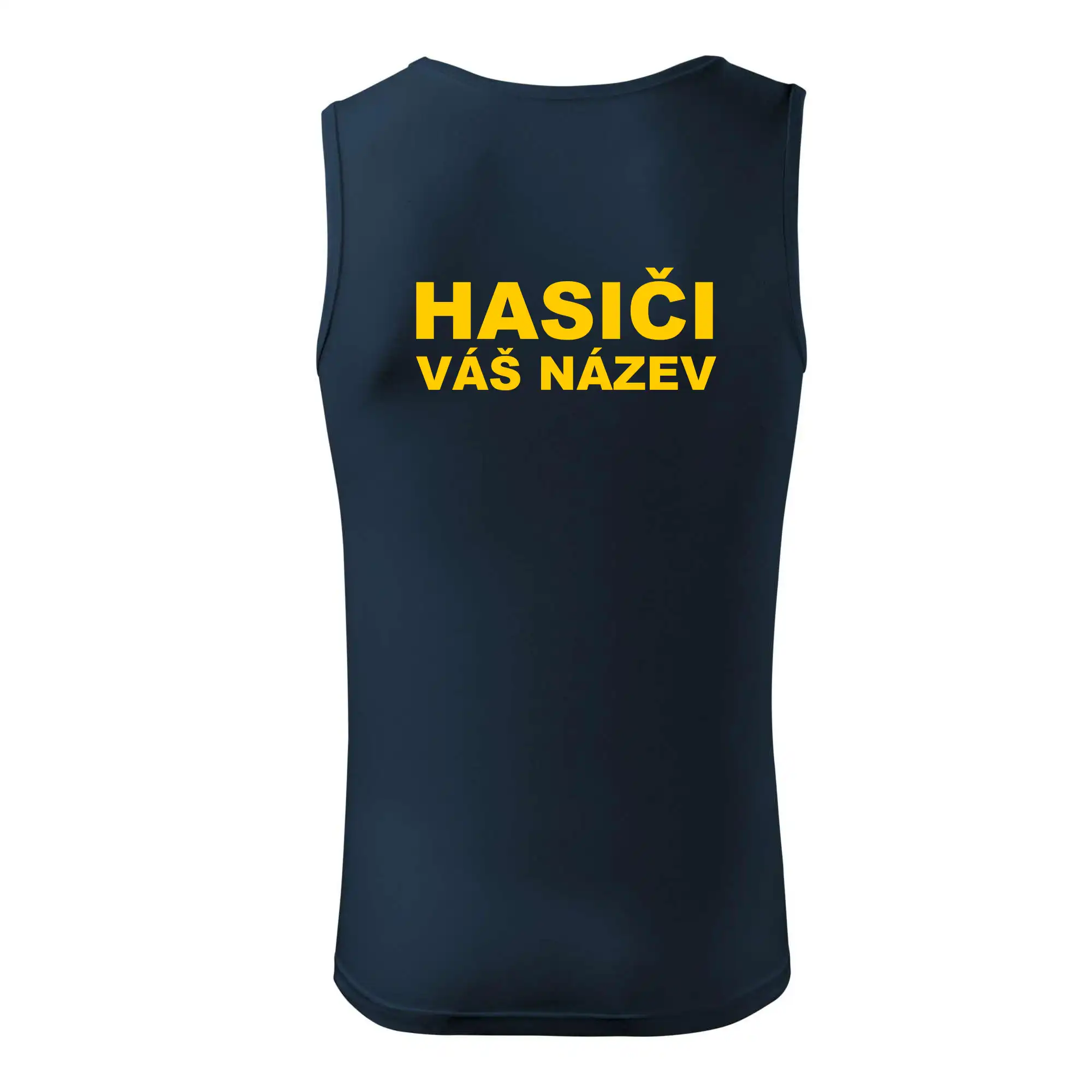 Hasiči - žlutý nápis - váš název sboru