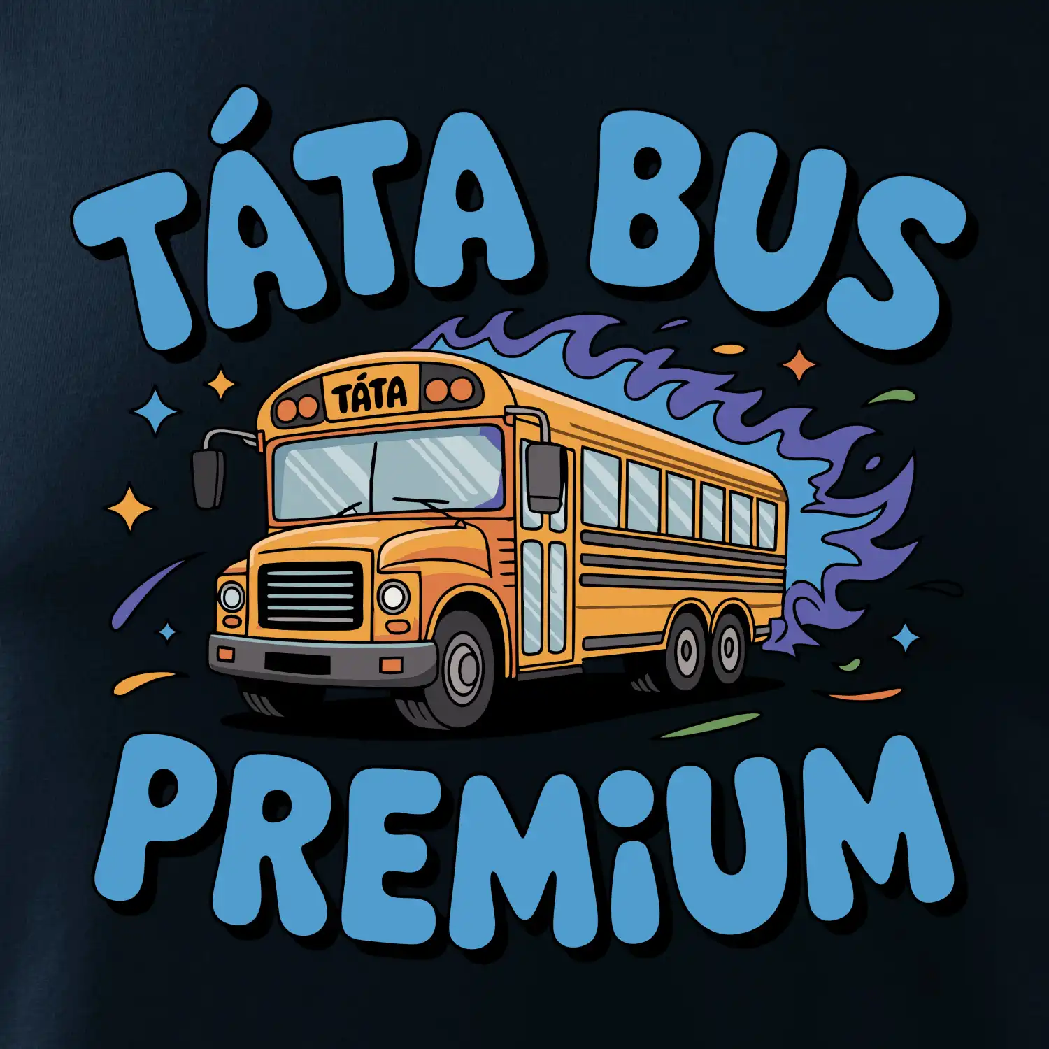 Kreslený Táta bus premium