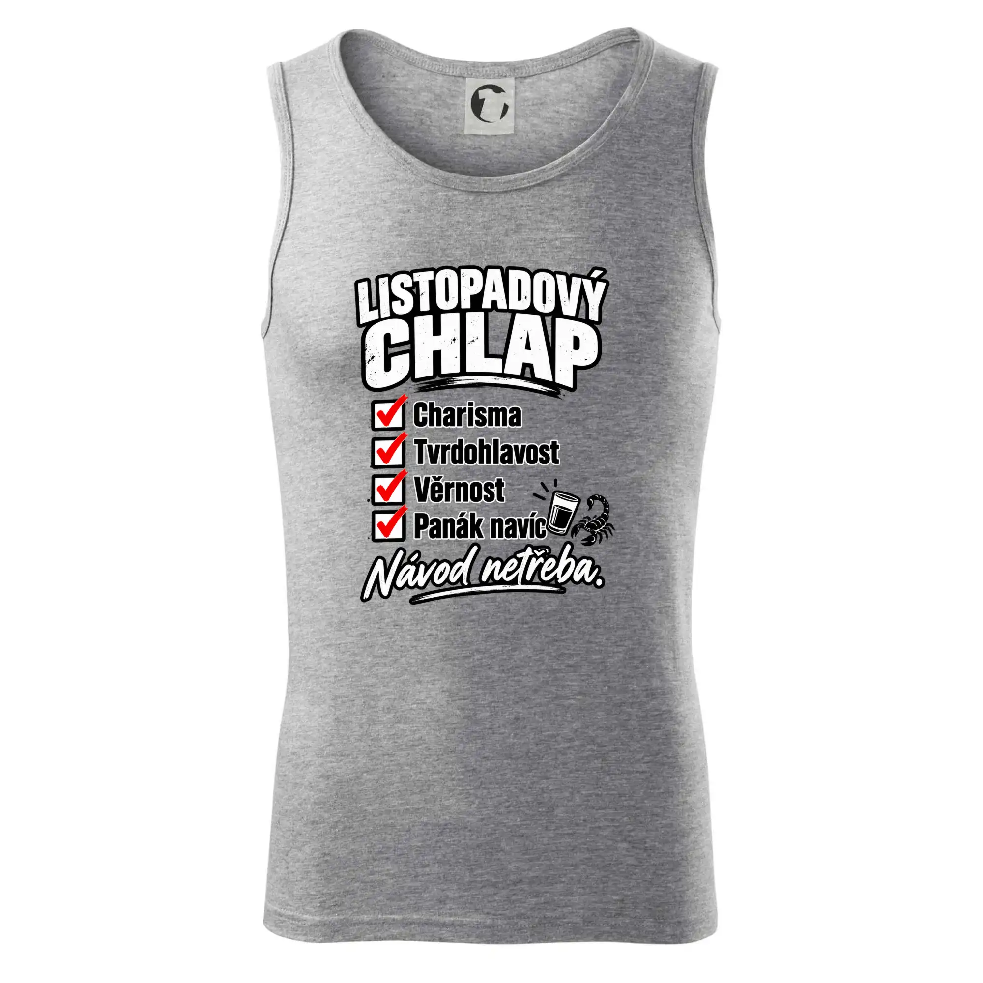 Listopadový chlap charisma a panák navíc