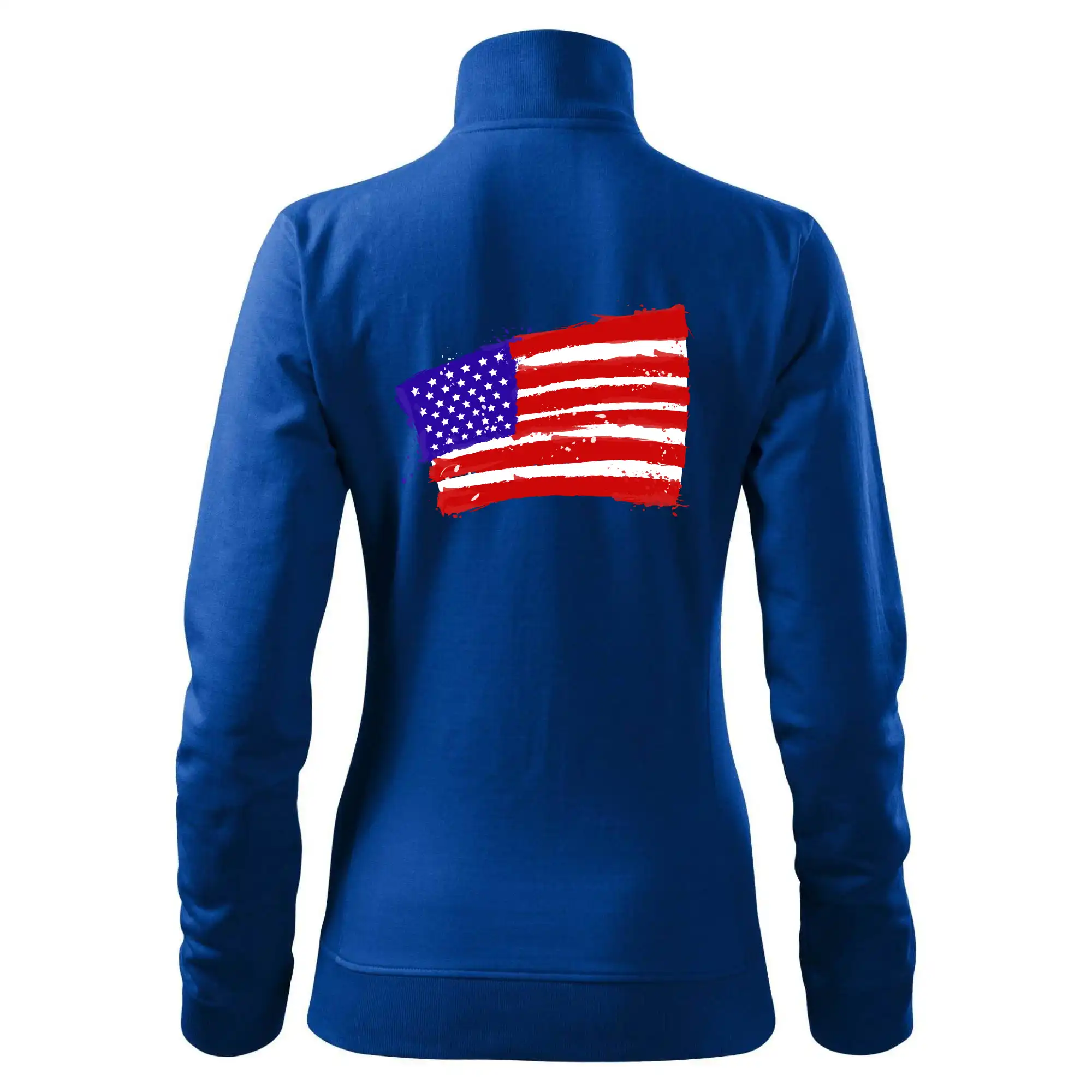 Americká vlajka ohnutá