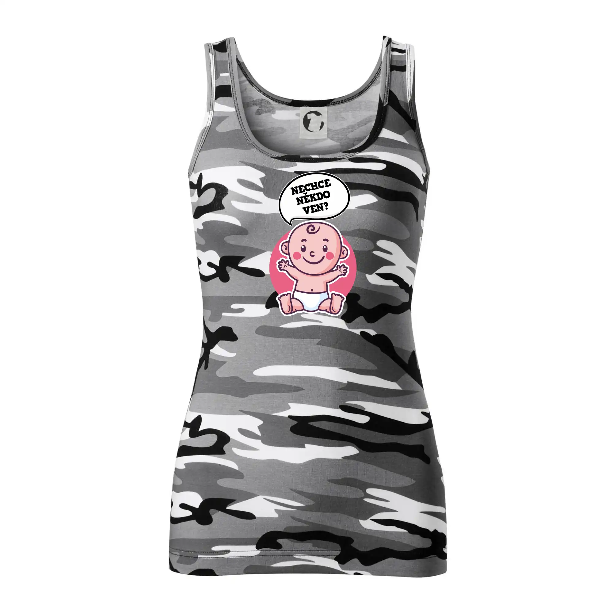 Nechce někdo ven - Triko pro porodní asistentku