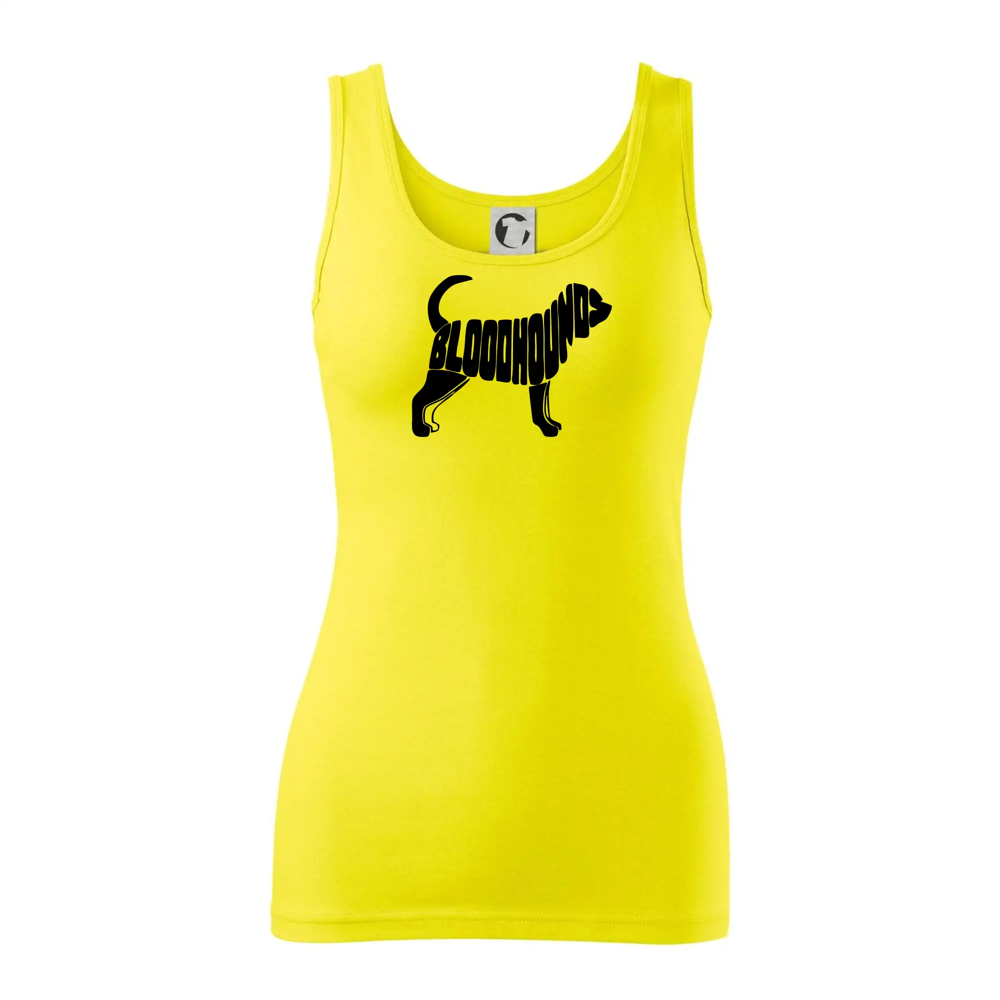 Bloodhound nápis v těle