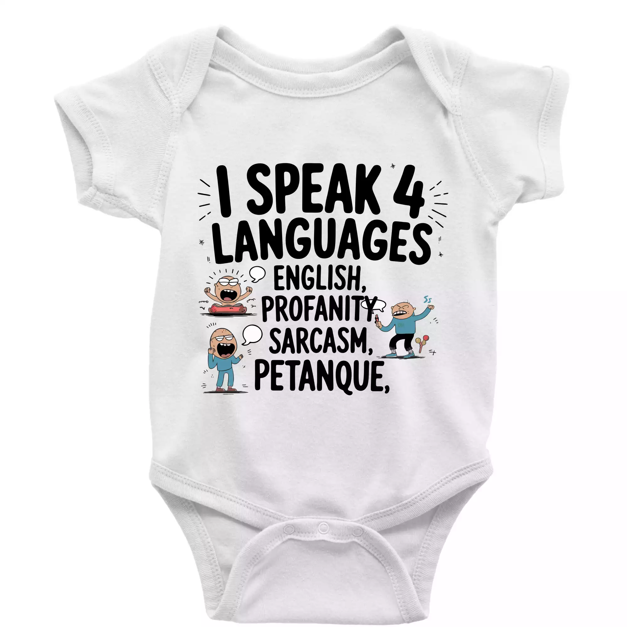 I speak 4 language - Petanque