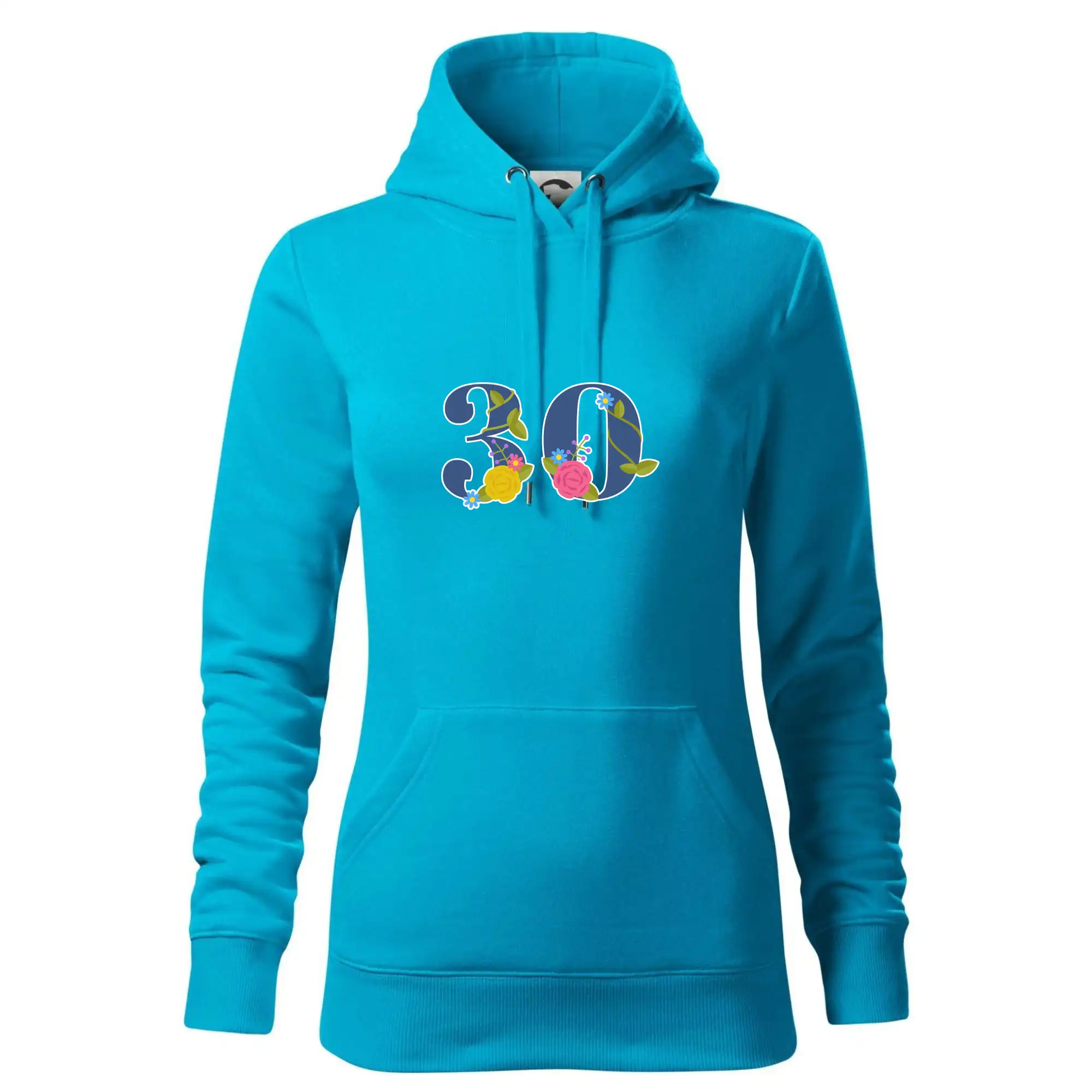 Květinové číslo kreslené - 30