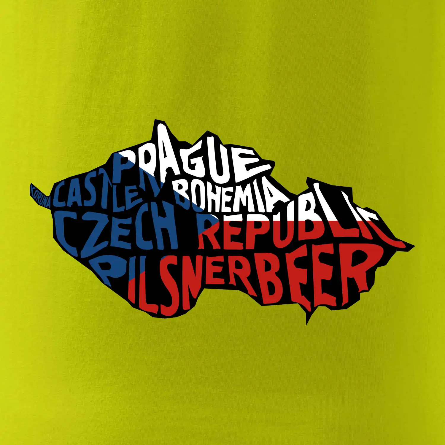 Mapy - názvy měst - Česko