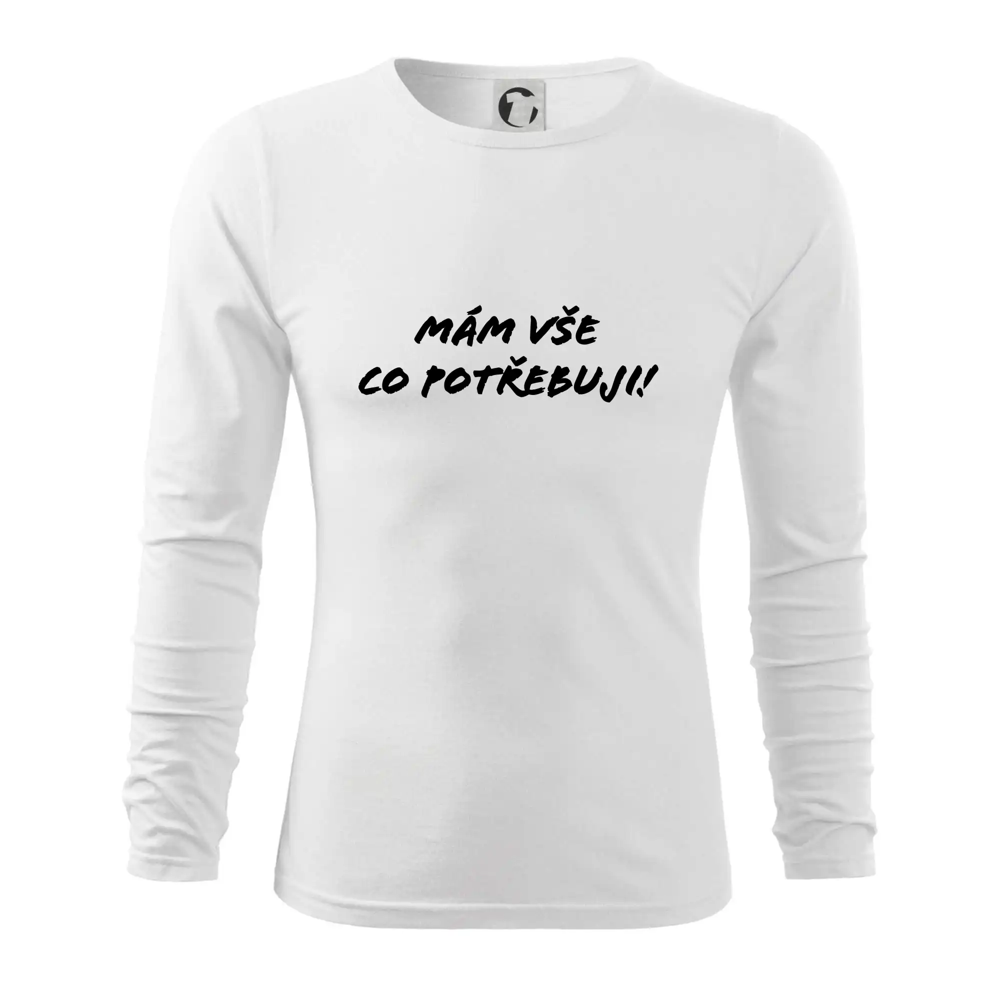 Nápis mám vše co potřebuji