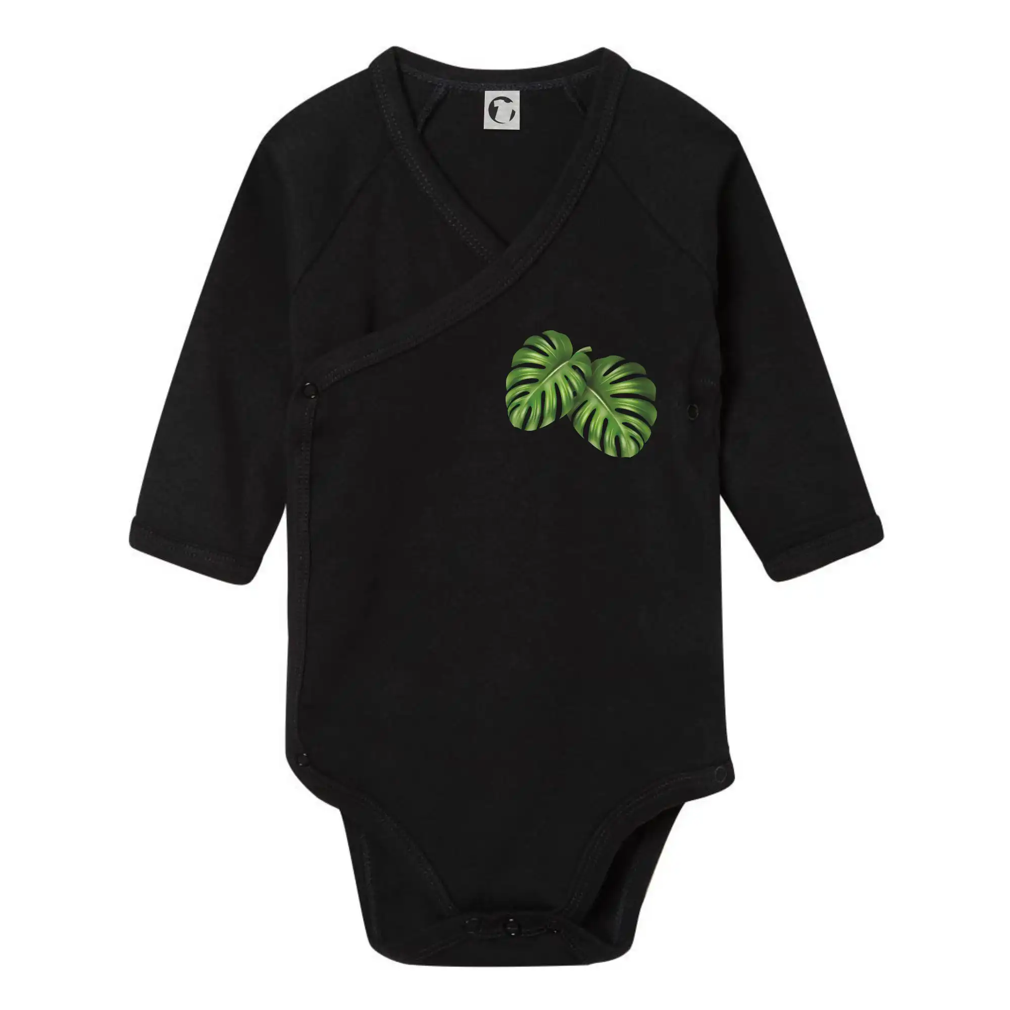 Monstera listy na prsu