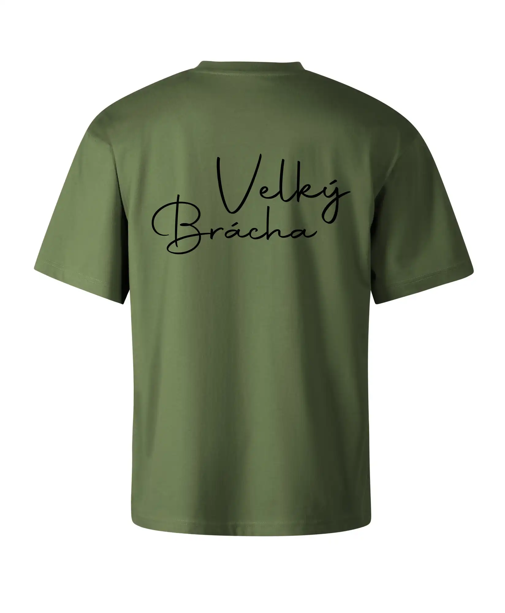 Velký brácha - nápis na zádech