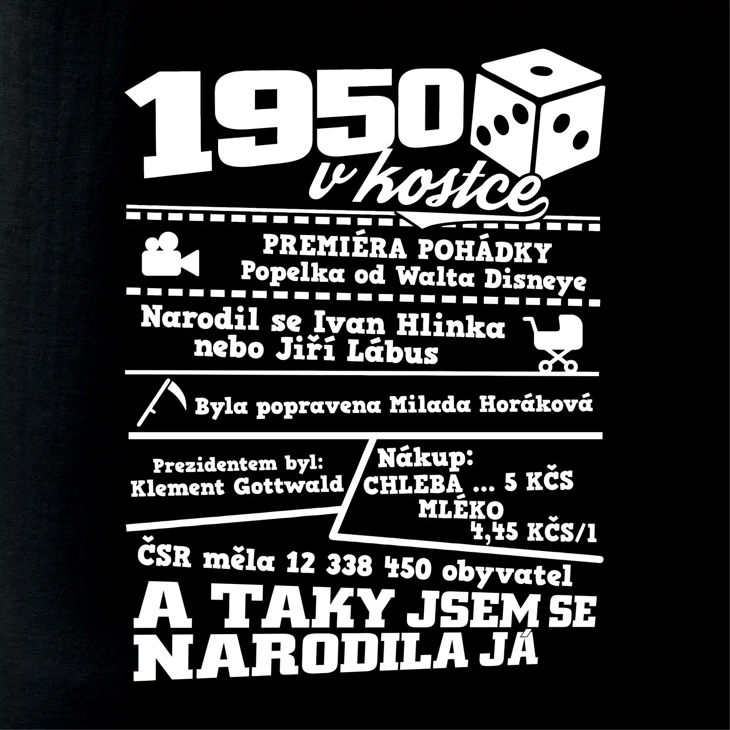 1950 v kostce